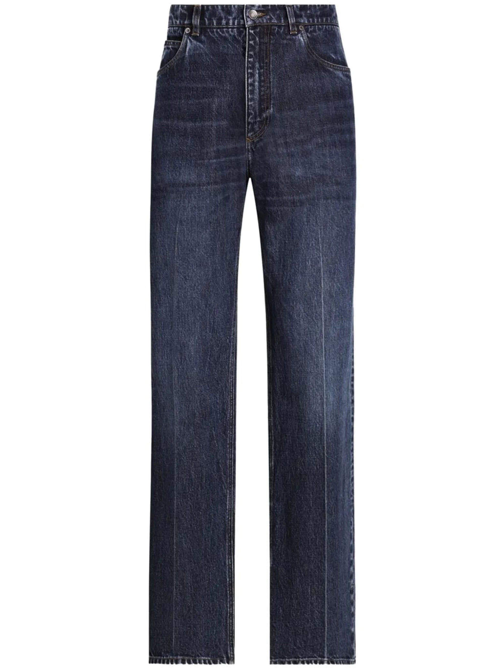 Dolce & Gabbana Oversized Jeans In Blue
