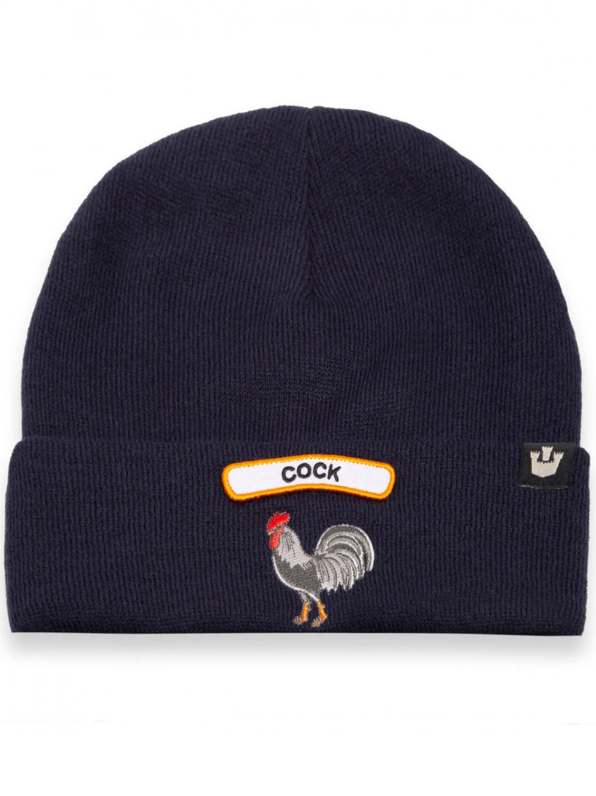 Goorin Bros Embroidered-rooster Beanie In Blue