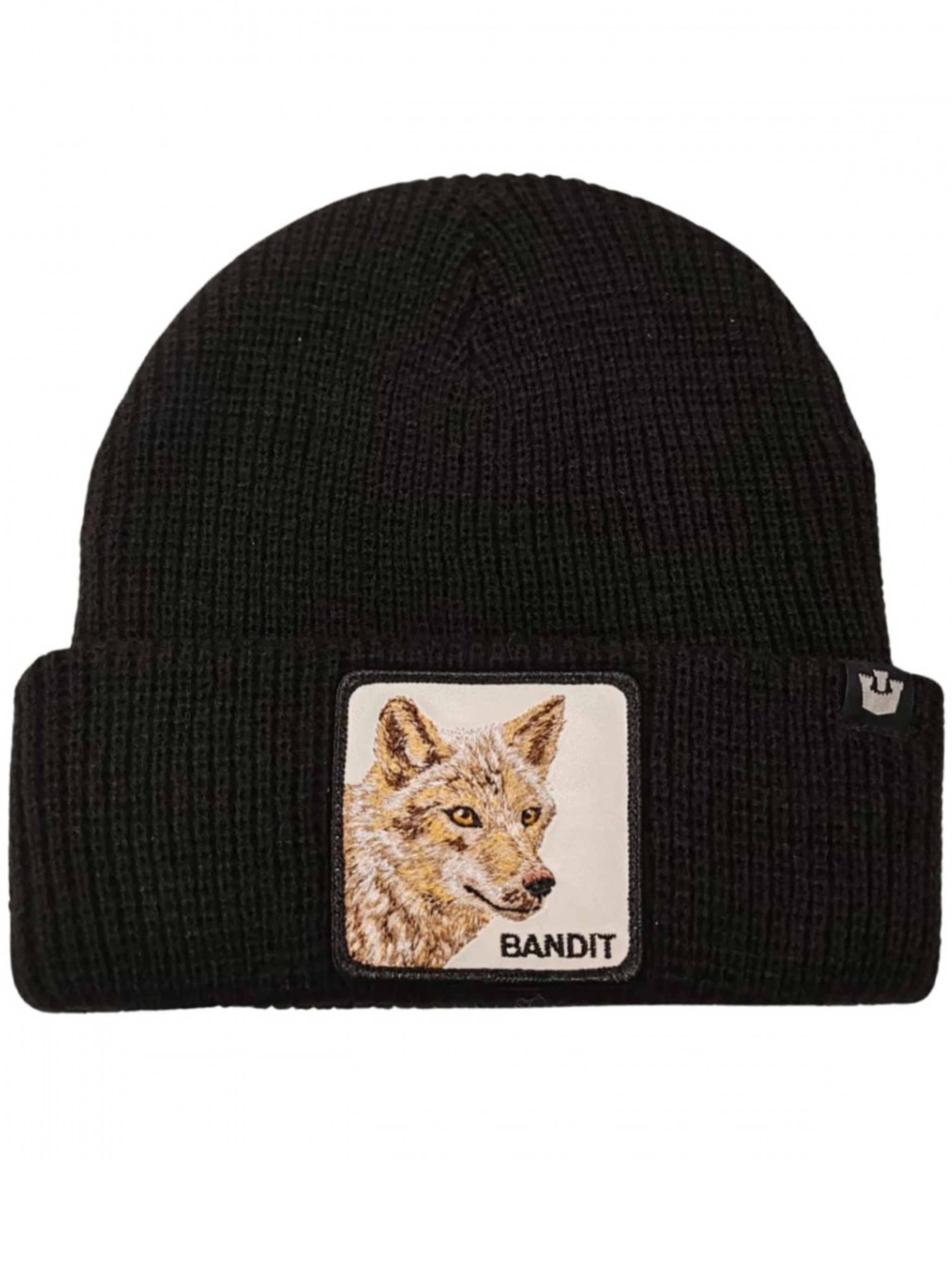 Goorin Bros Wolf Embroidered Beanie In Brown