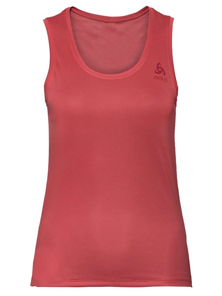 Odlo Crew Neck Singlet In Red