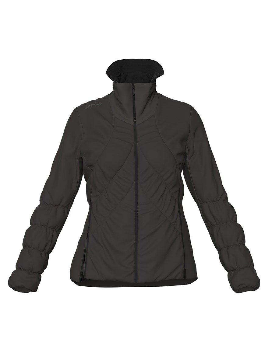 Lamunt Samuel Black Polyamide Jacket In Black
