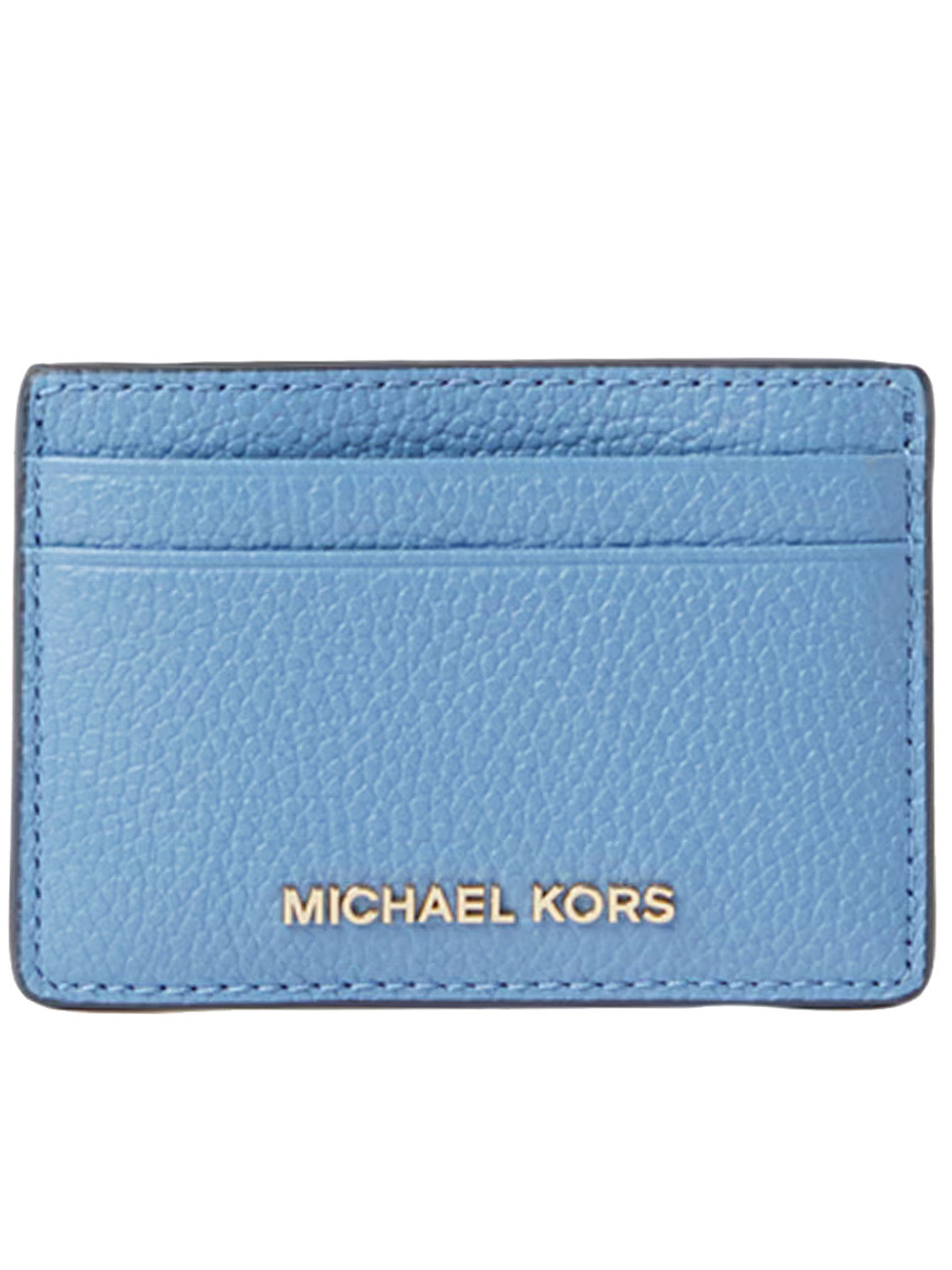 Michael Kors Card Holder In Blue