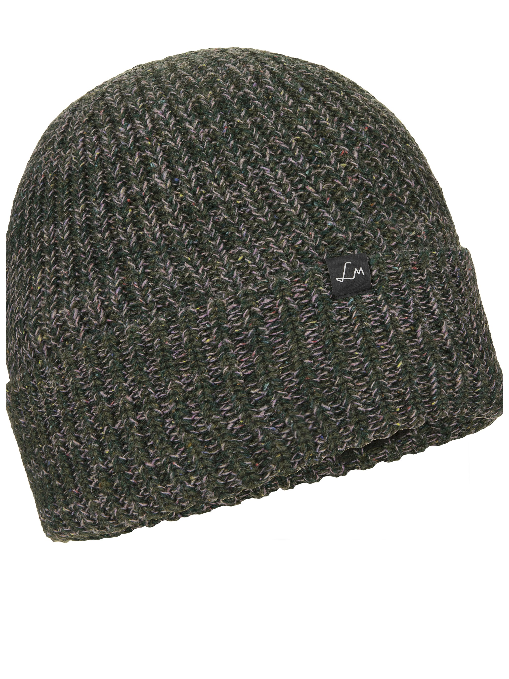 Lamunt Martha Warm Knit Beanie In Green