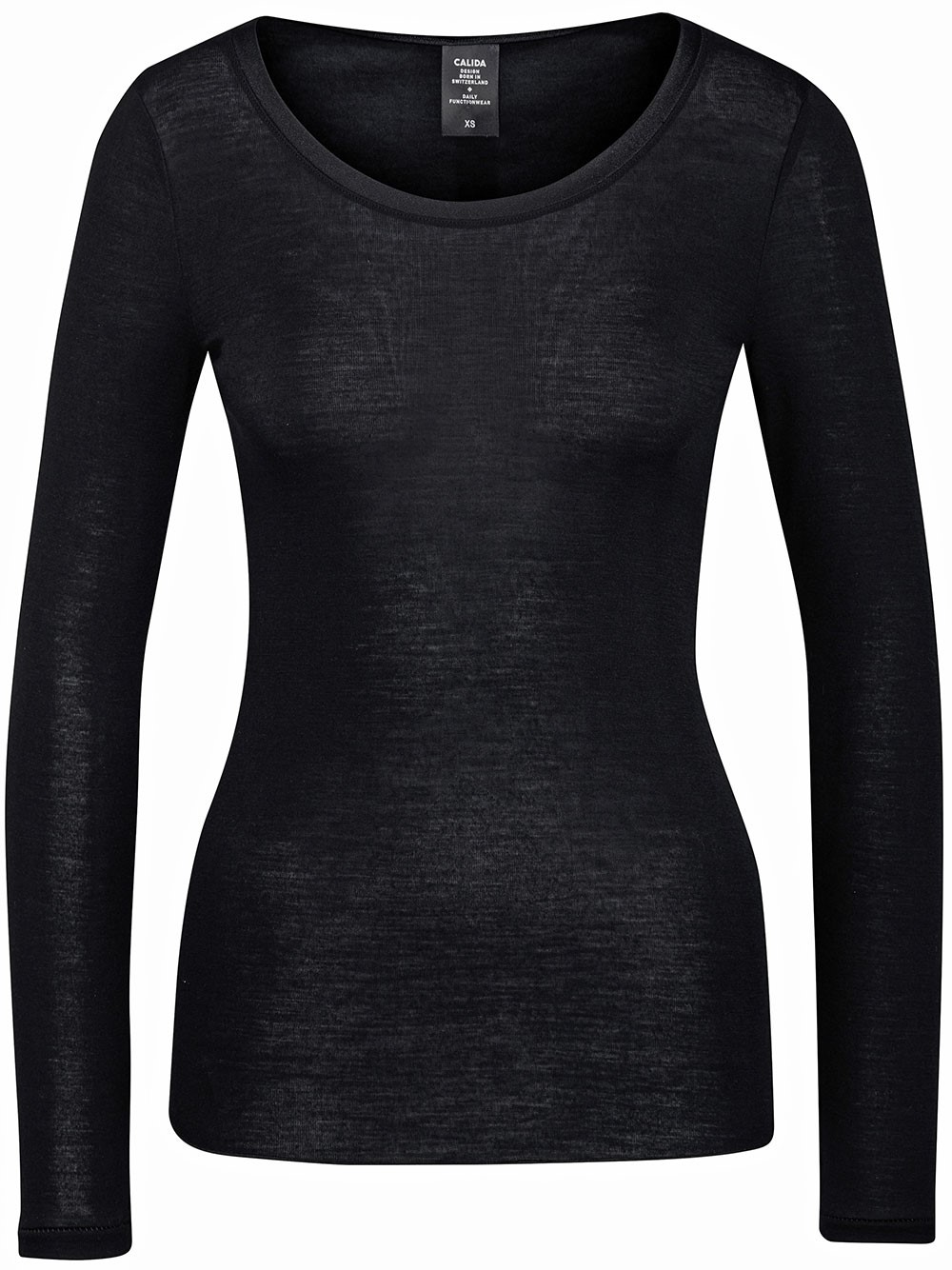 Calida Long-sleeve T-shirt In Black