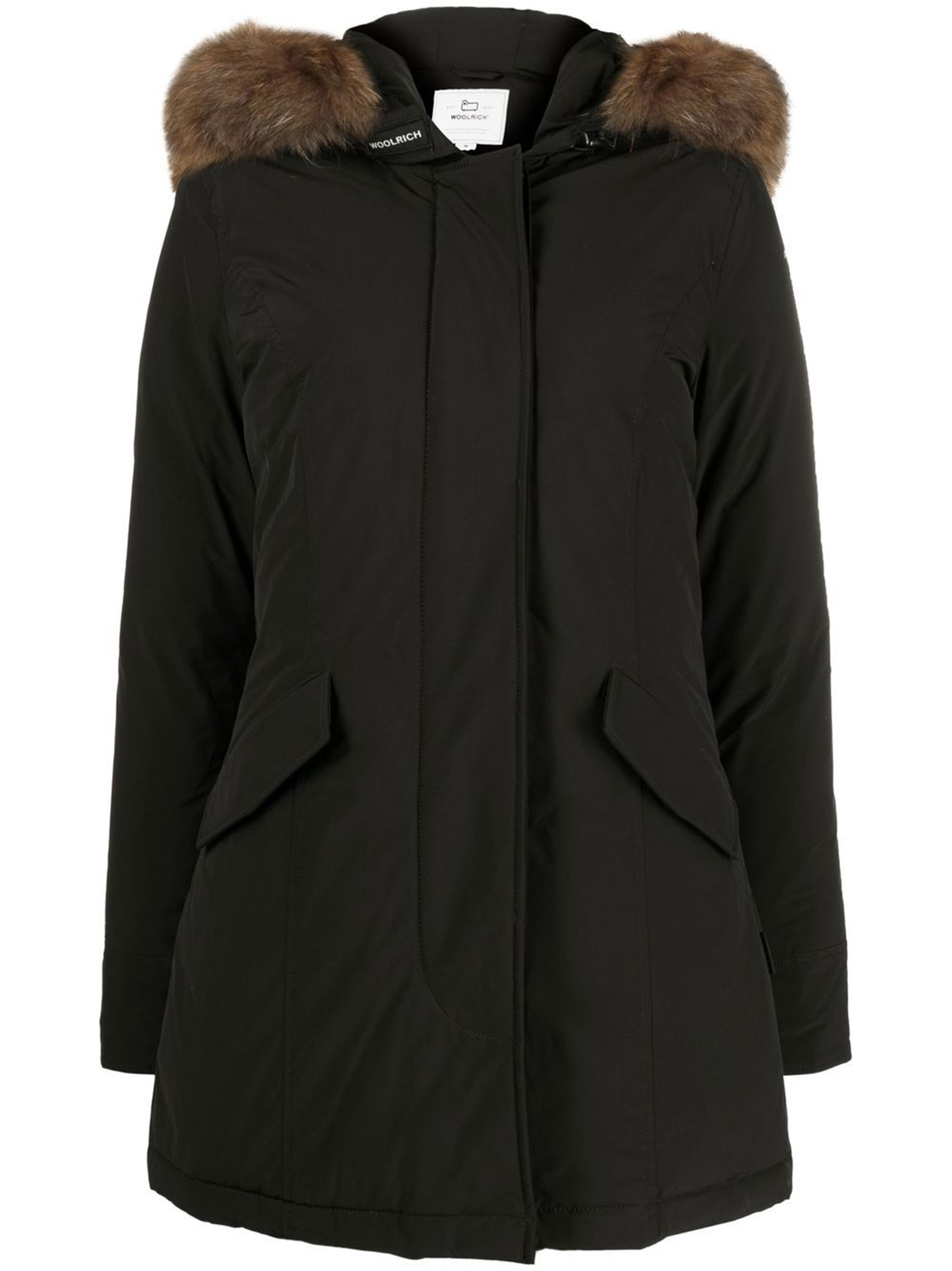 Woolrich Luxury Arctic Raccoon Parka Clothing In Black