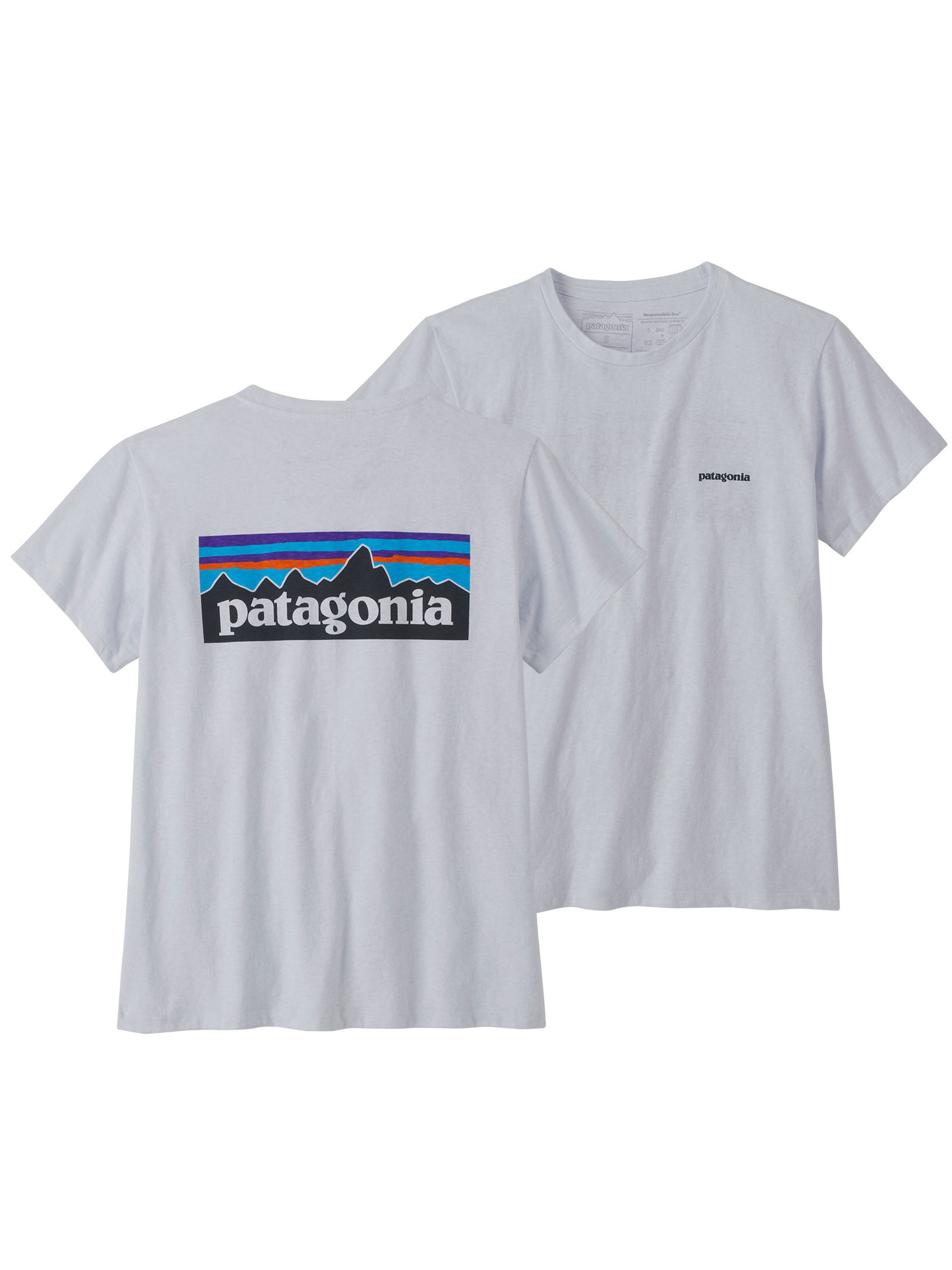 Patagonia P-6 Logo Responsibili-tee In Gray