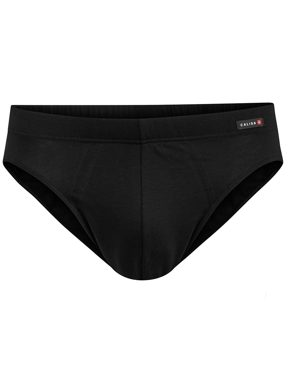 Calida Stretch-cotton Briefs In Black