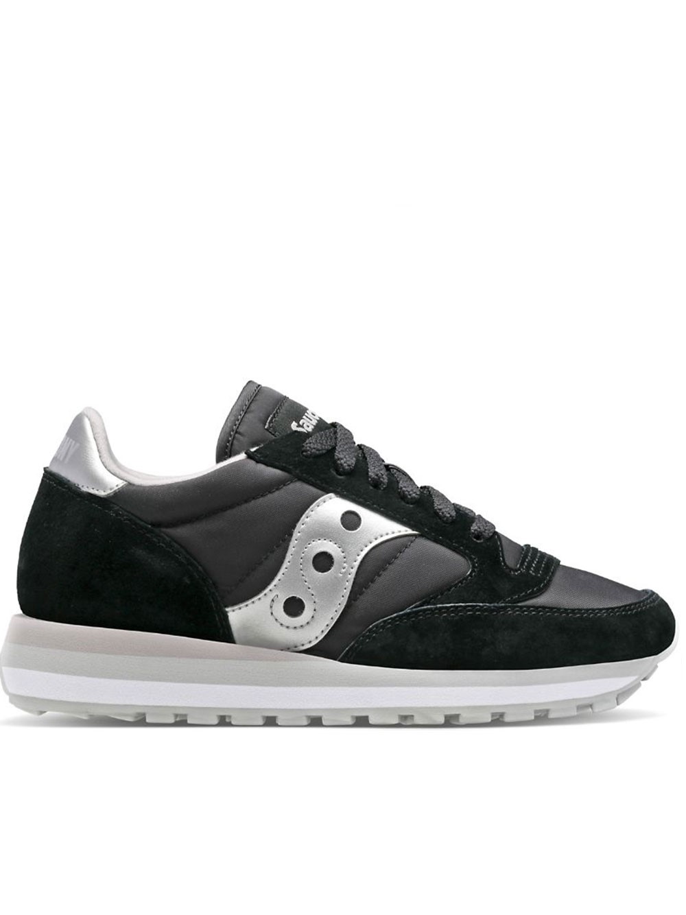 Saucony Lace-up Shoes With Triple Midsole In Black