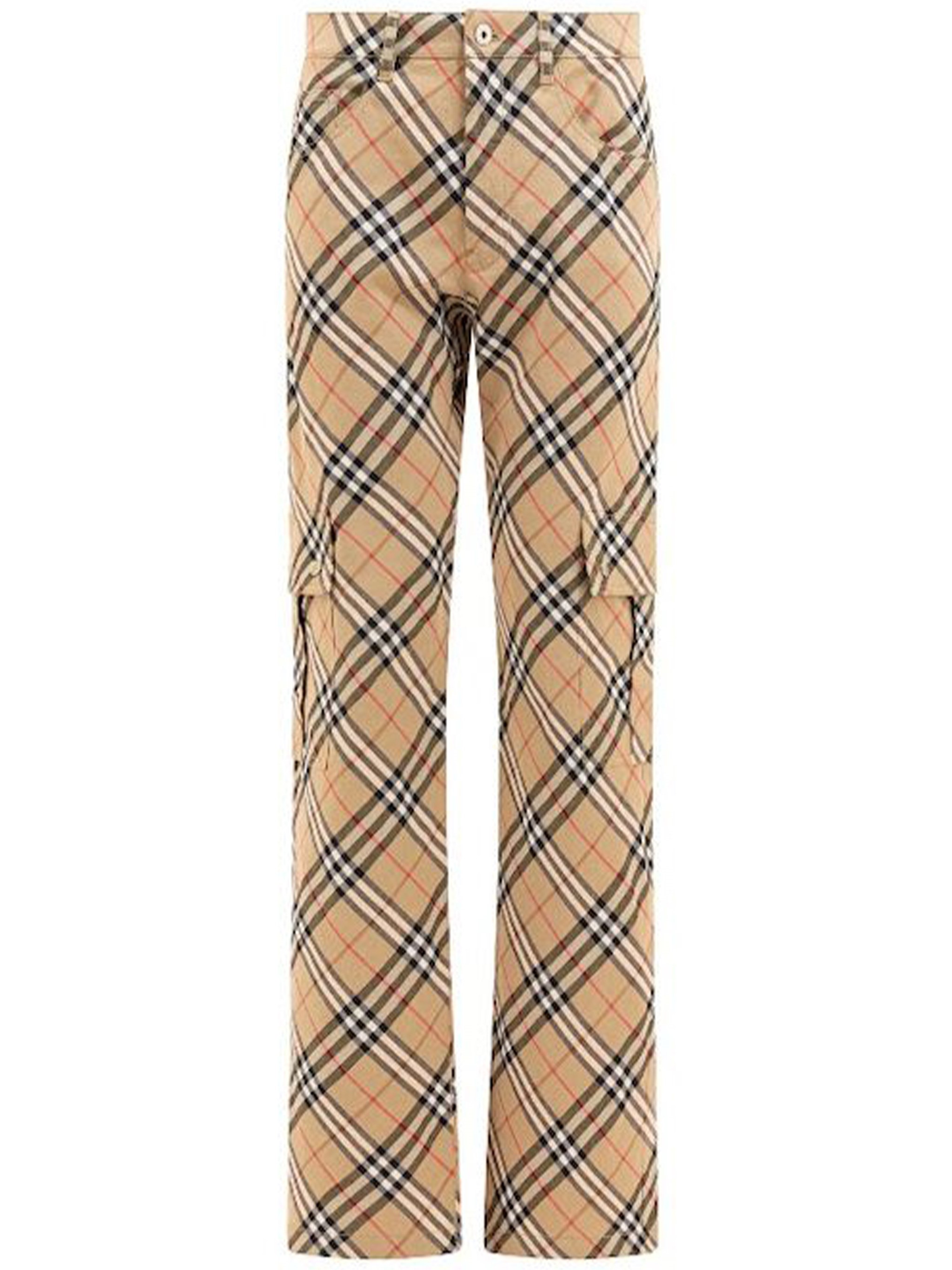 Burberry Vintage Check Trousers In Multi