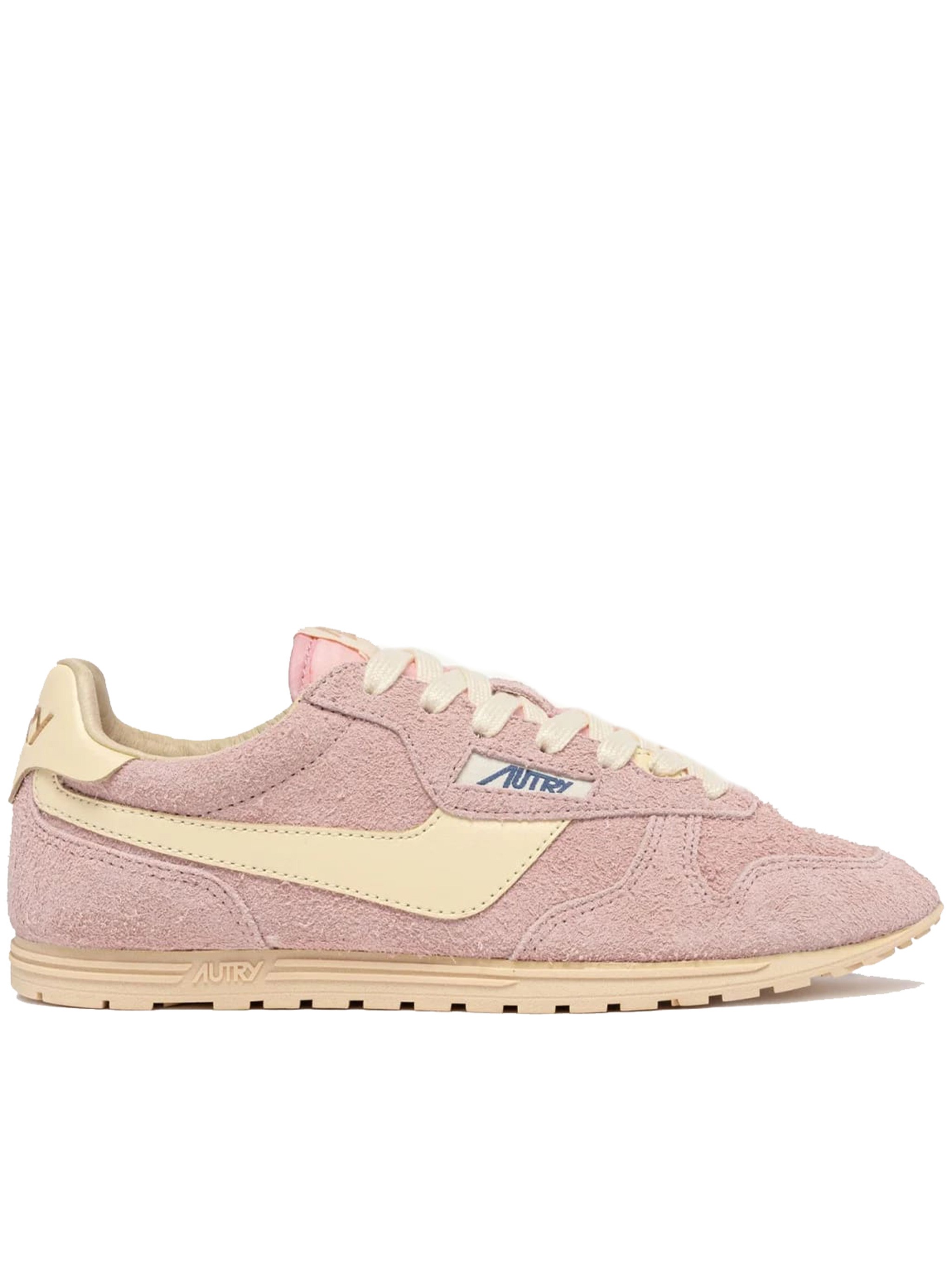 Autry Windspin Suede Sneakers In Pink
