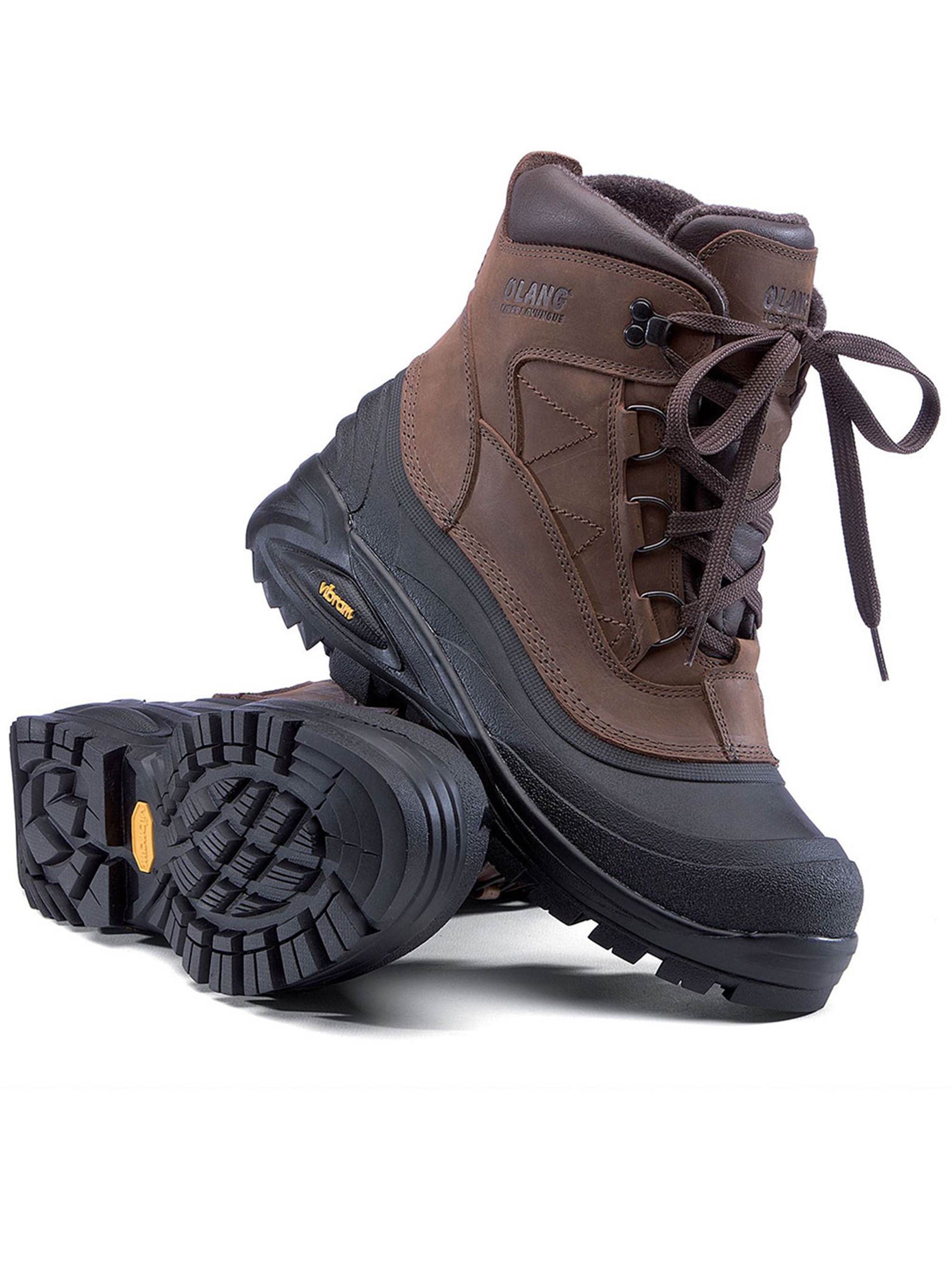 Olang Pegaso Oc Tex 85 Leather Lace-up Hiking Boots In Brown