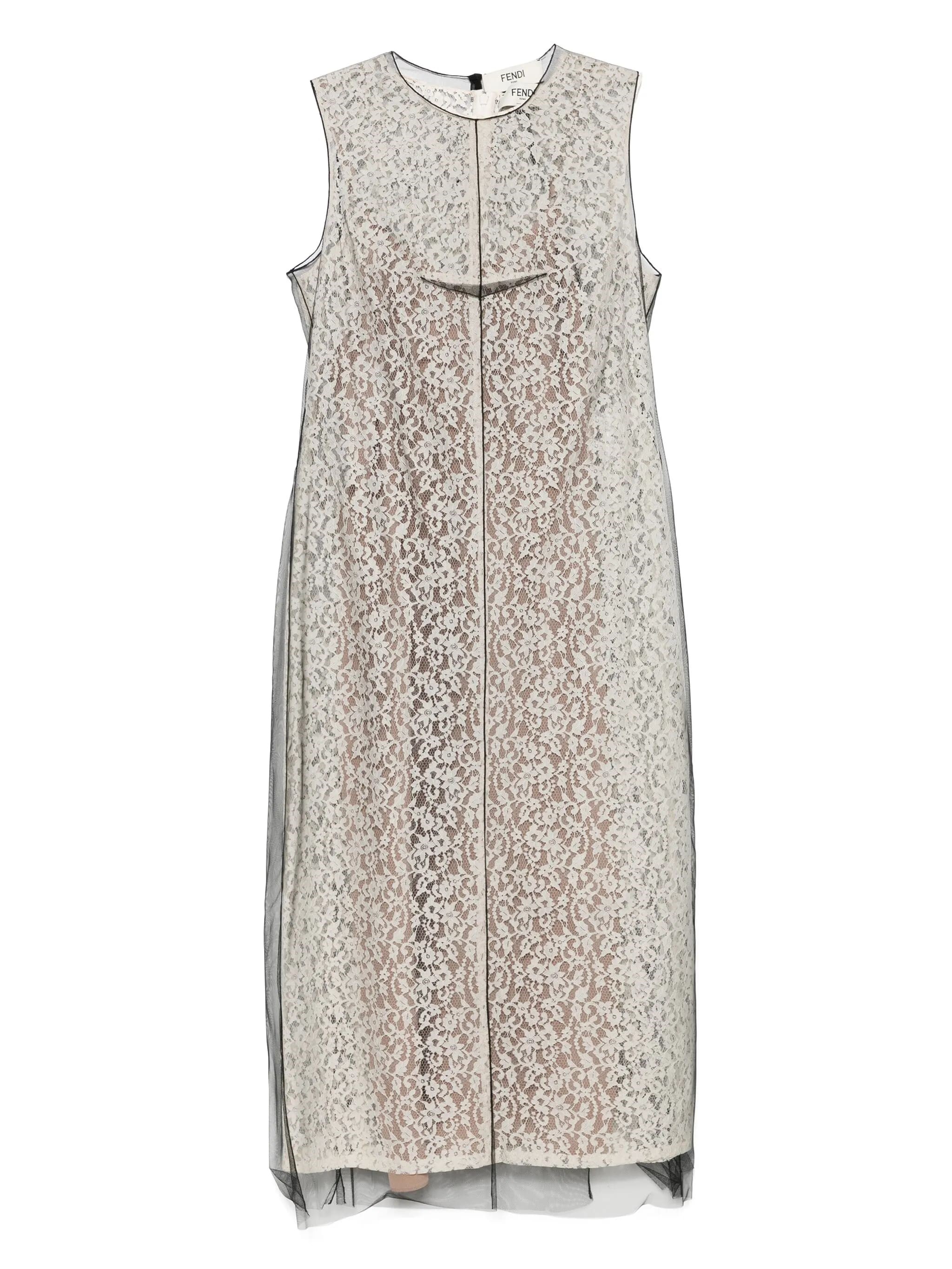FENDI FENDI Fendi Lace Dress　FENDI フェンディ レースドレス