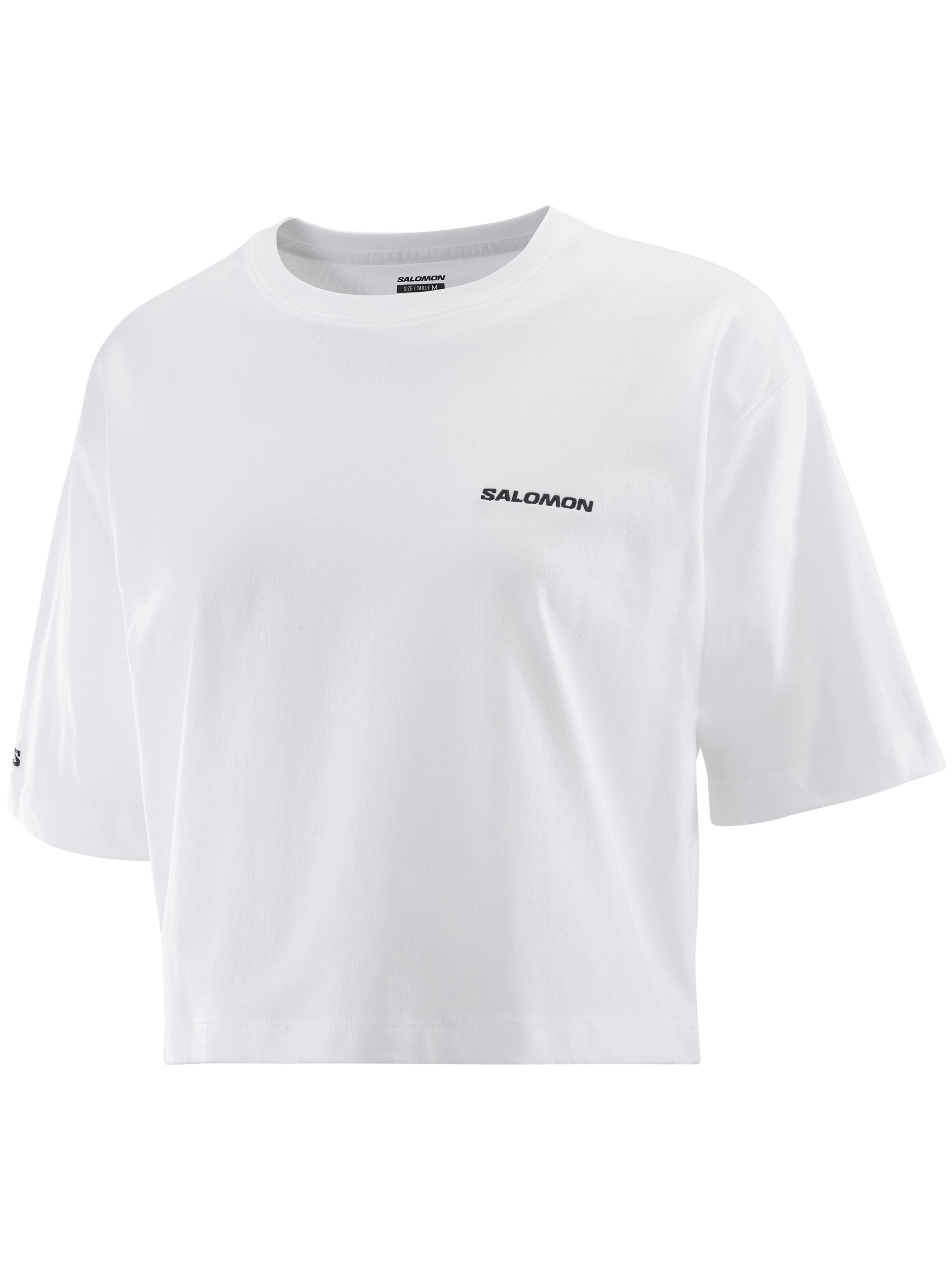 Salomon Logo Short Sleeve T-shirt In White