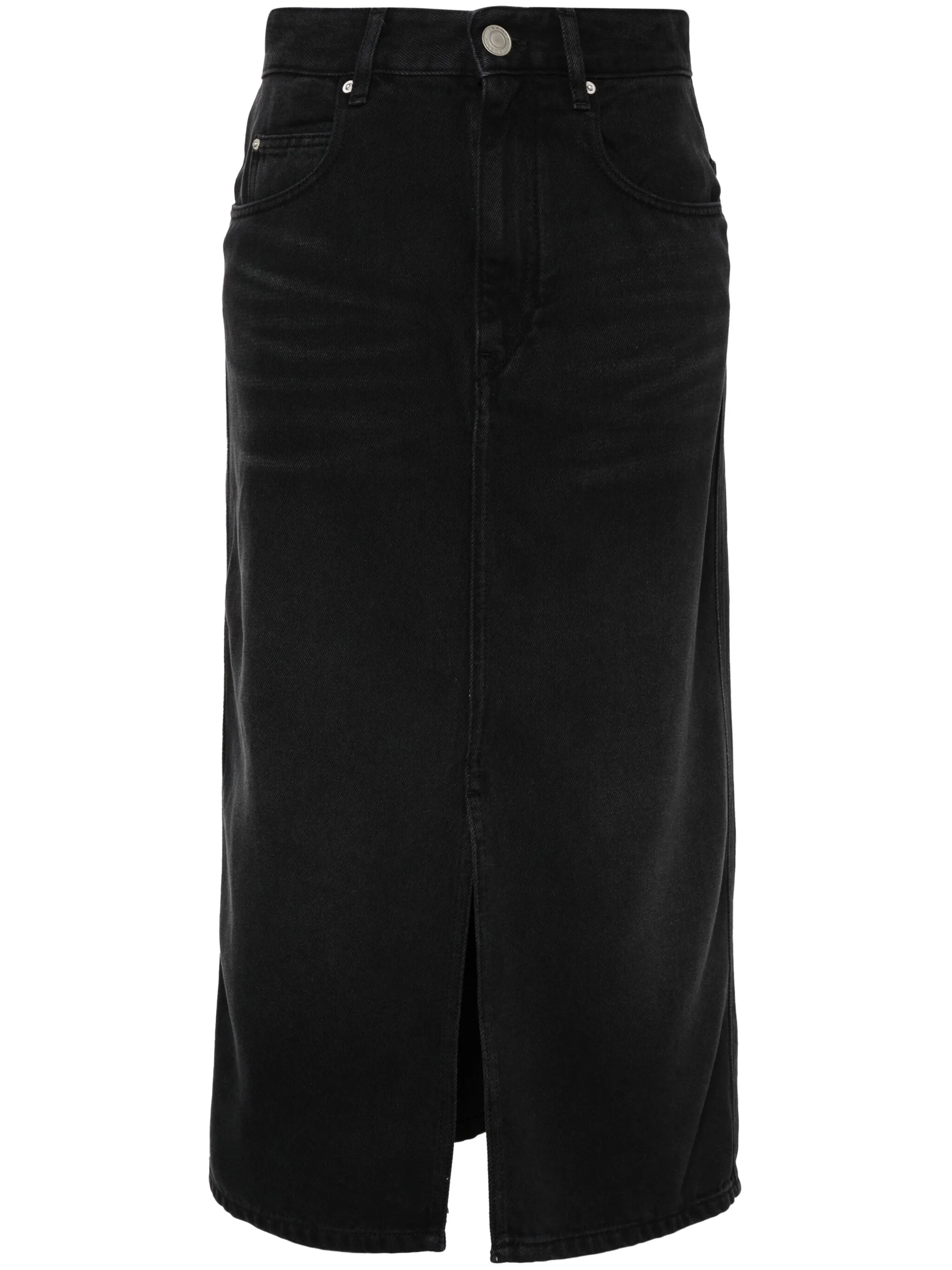 Isabel Marant Tilauria Midi Skirt In Black