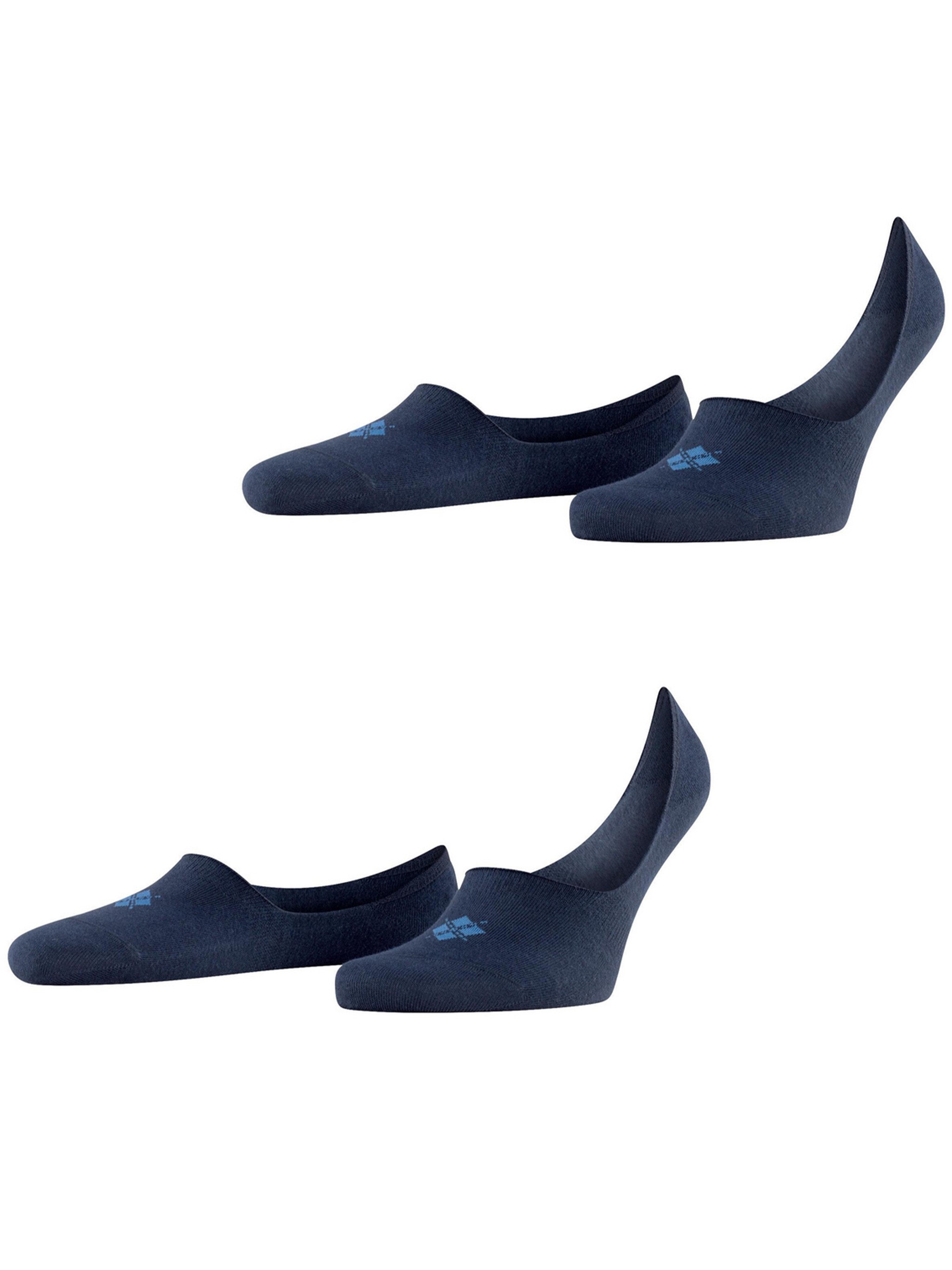 Burlington Everyday Invisible Socks 2-pack In Blue