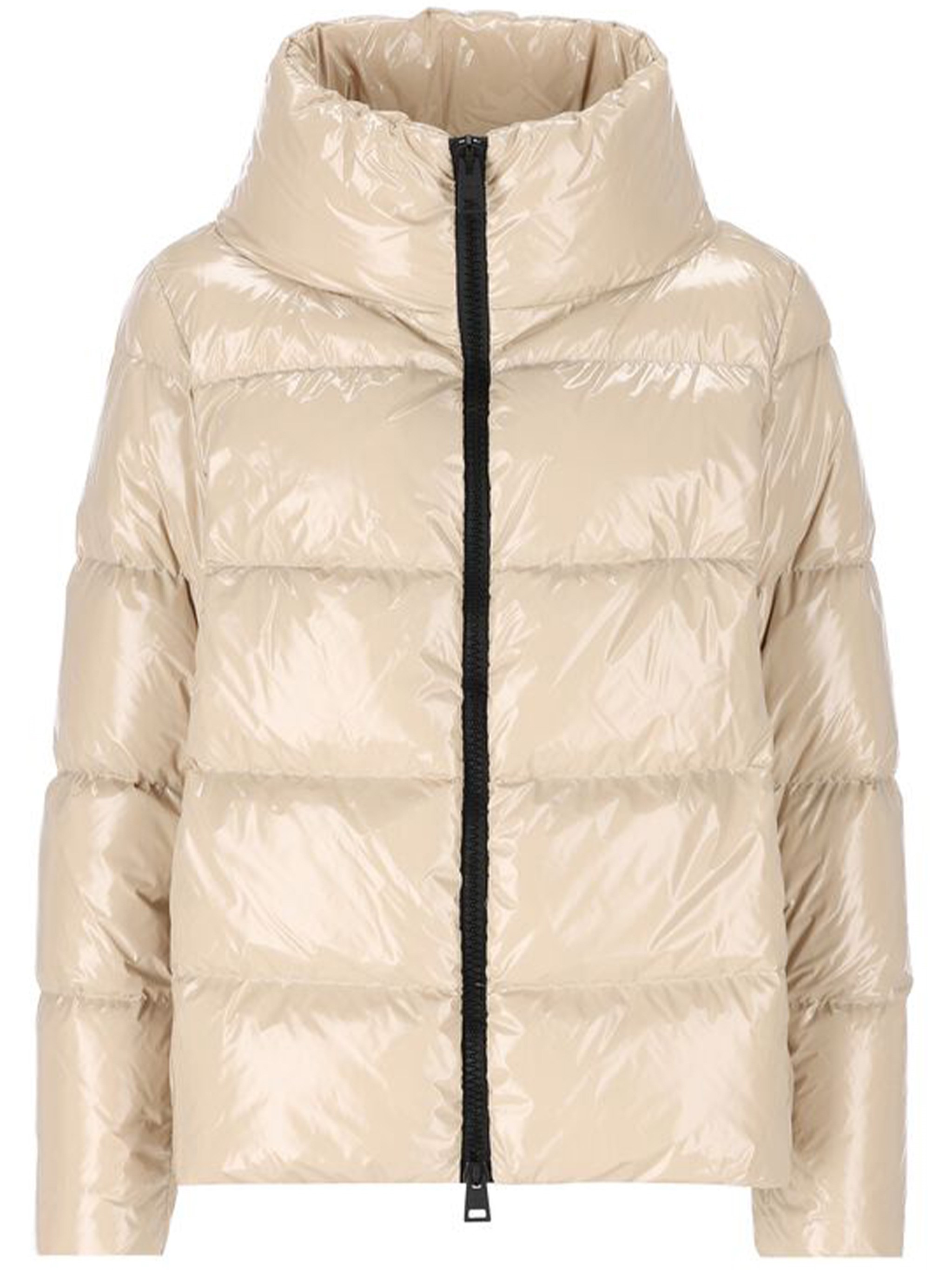 Herno Women Gloss Cape Down Jacket In Neutral