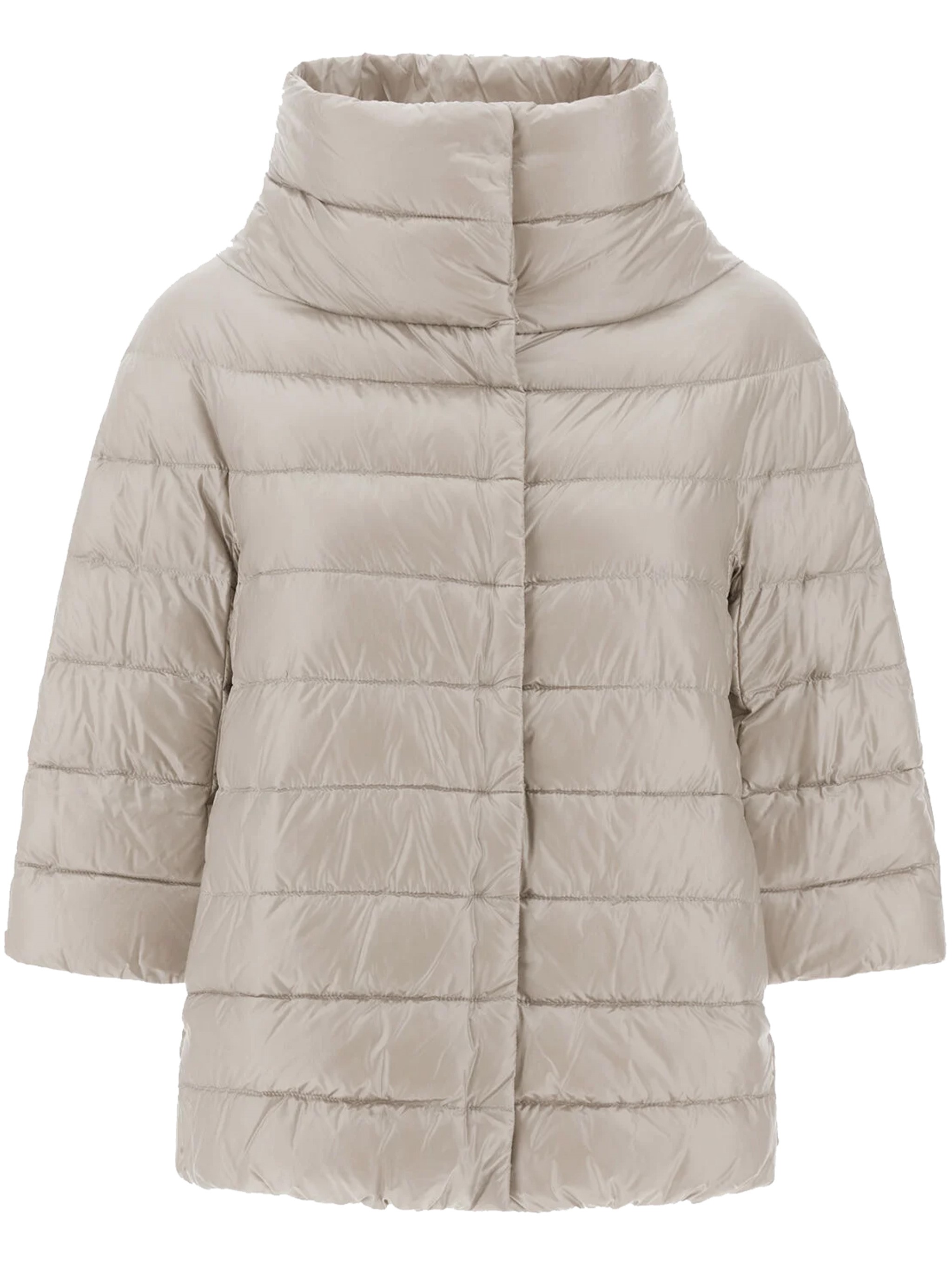Herno Aminta Nude Hooded Jacket In Neutral