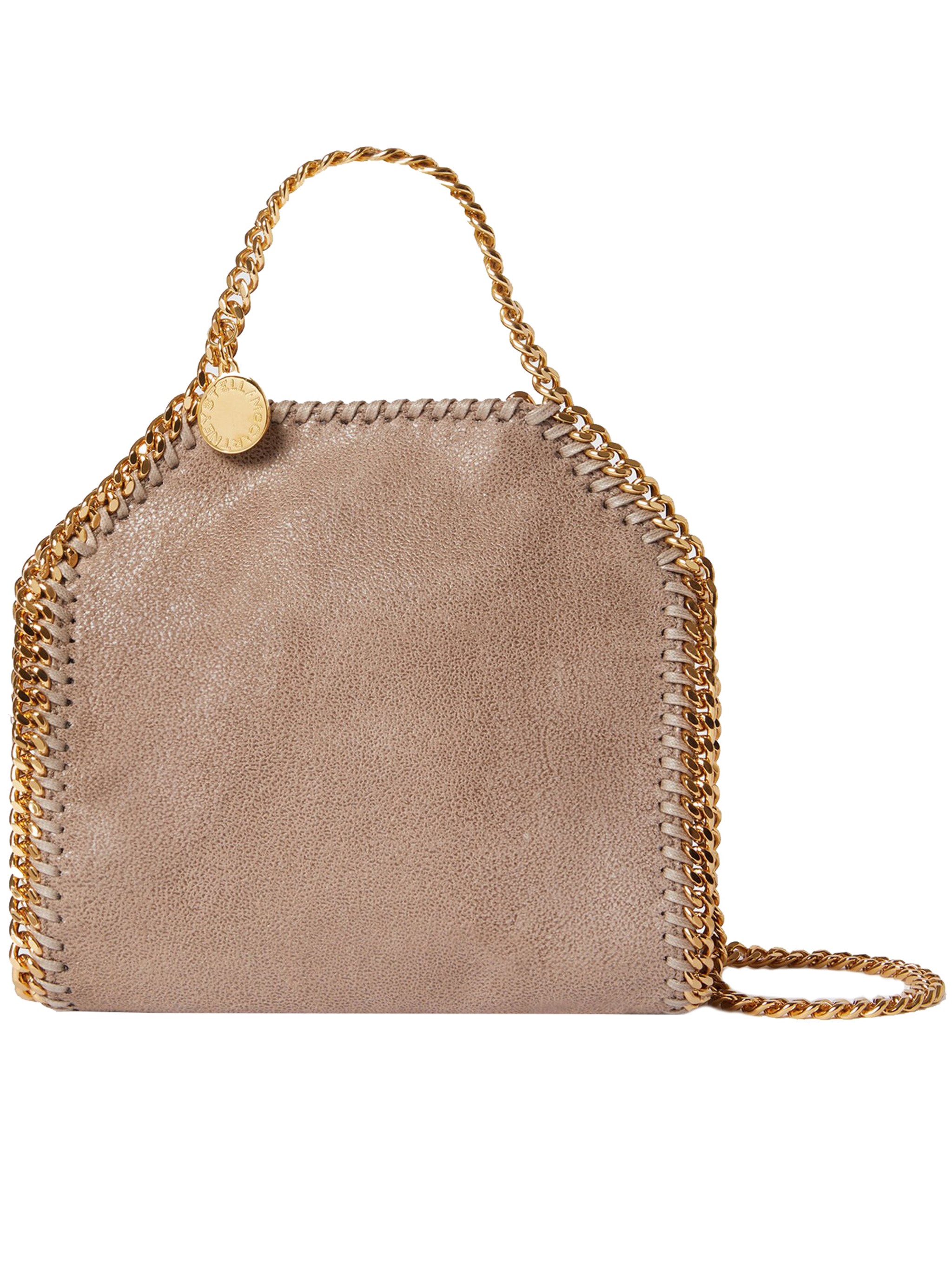 Stella Mccartney Falabella Micro Tote In Brown