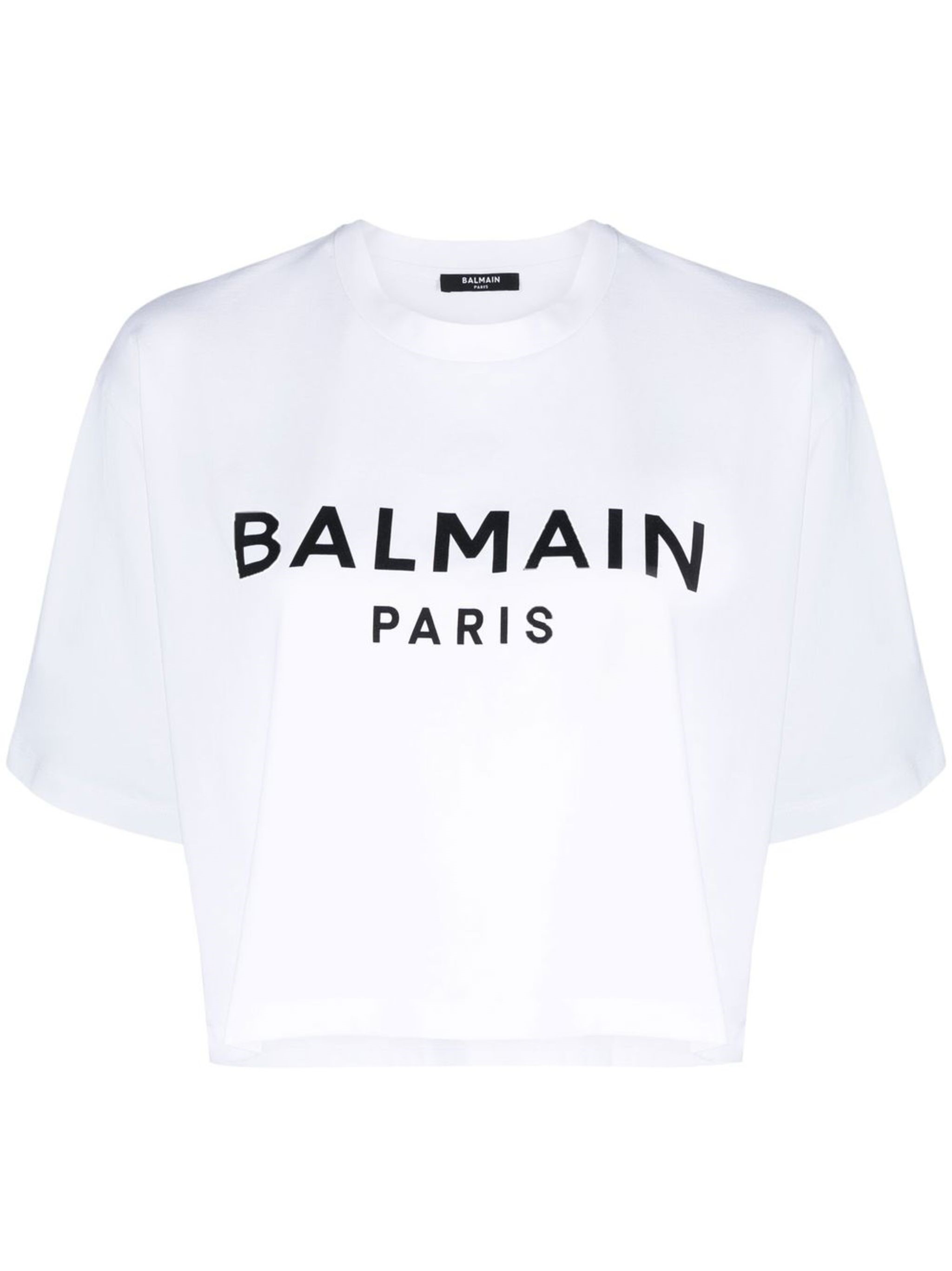 Balmain T-shirt Corta In White