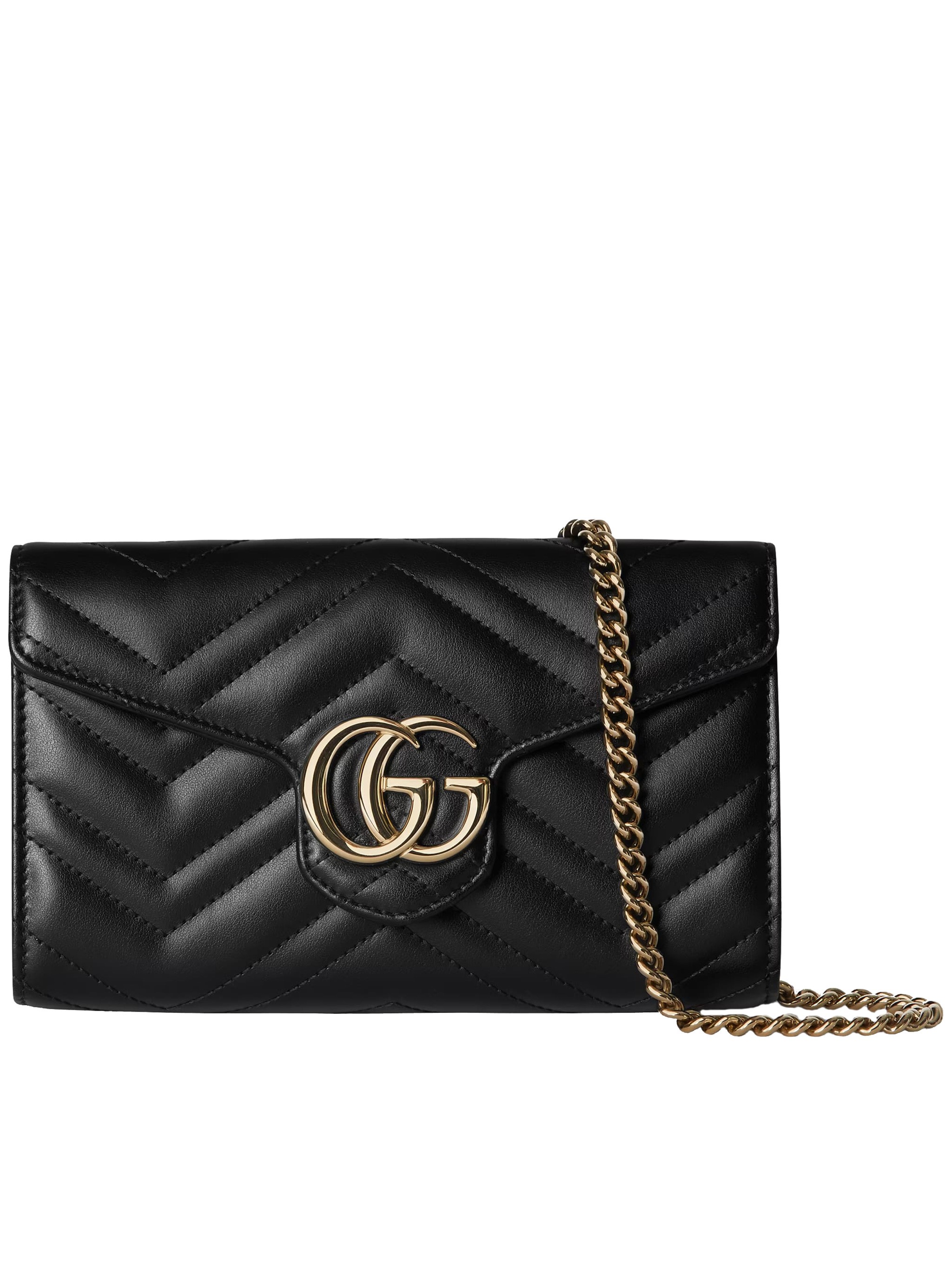 Gucci Portafoglio Gg Marmont Con Catena