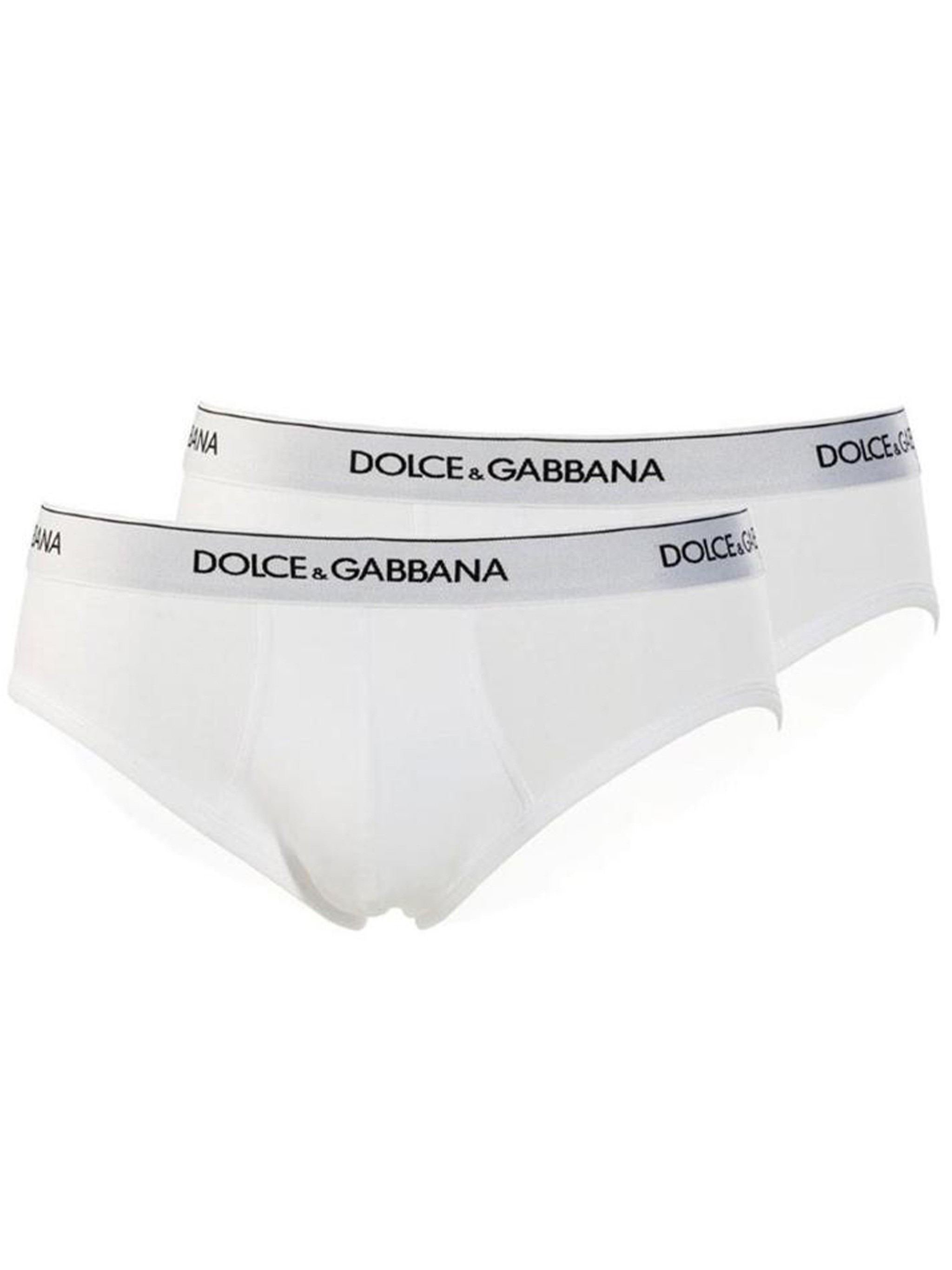 Dolce & Gabbana Midi Brief Bi-pack In White