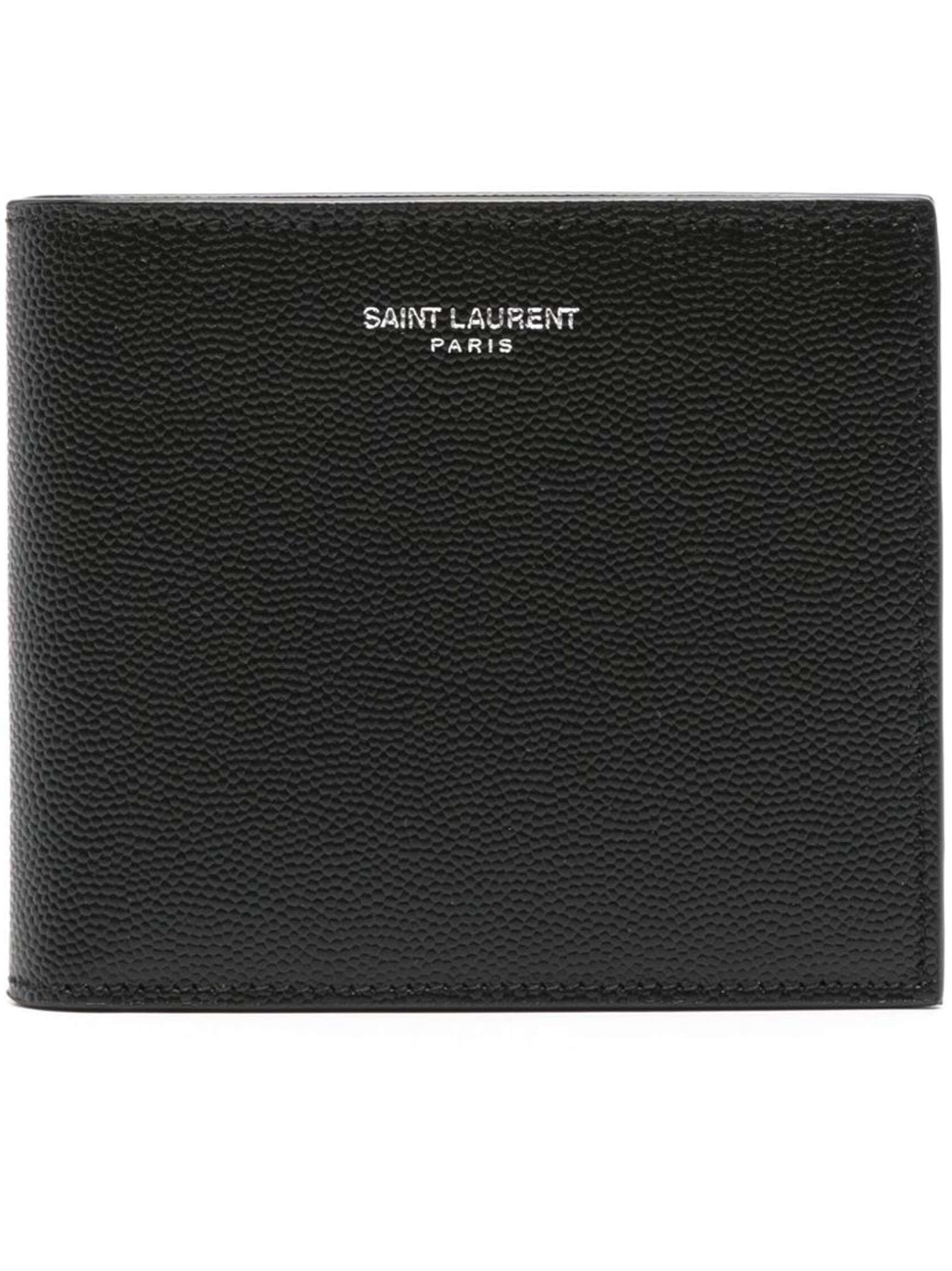 Saint Laurent East West Wallet In Black