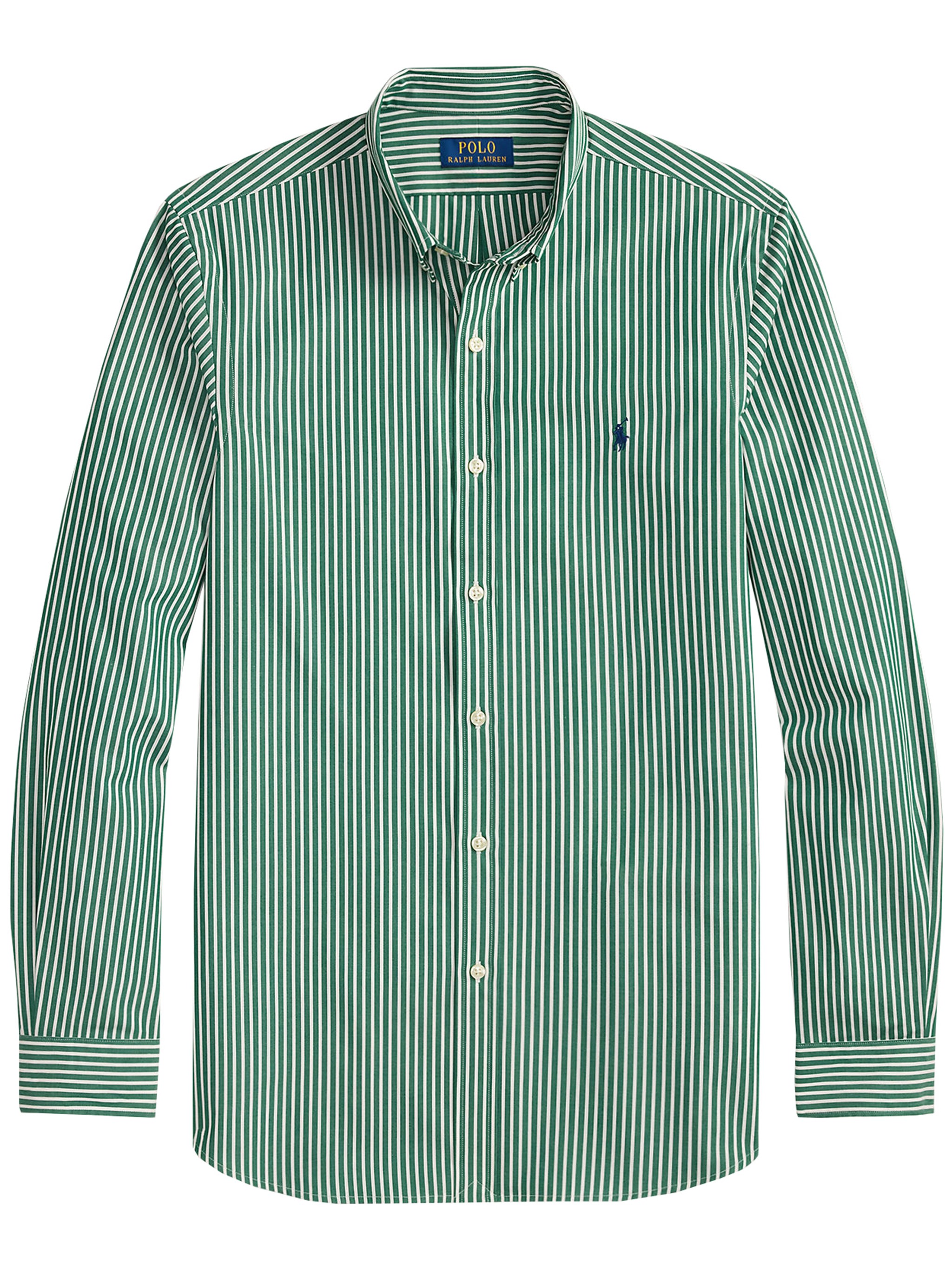Polo Ralph Lauren Shirt Striped Pattern Collar Button-down In Green