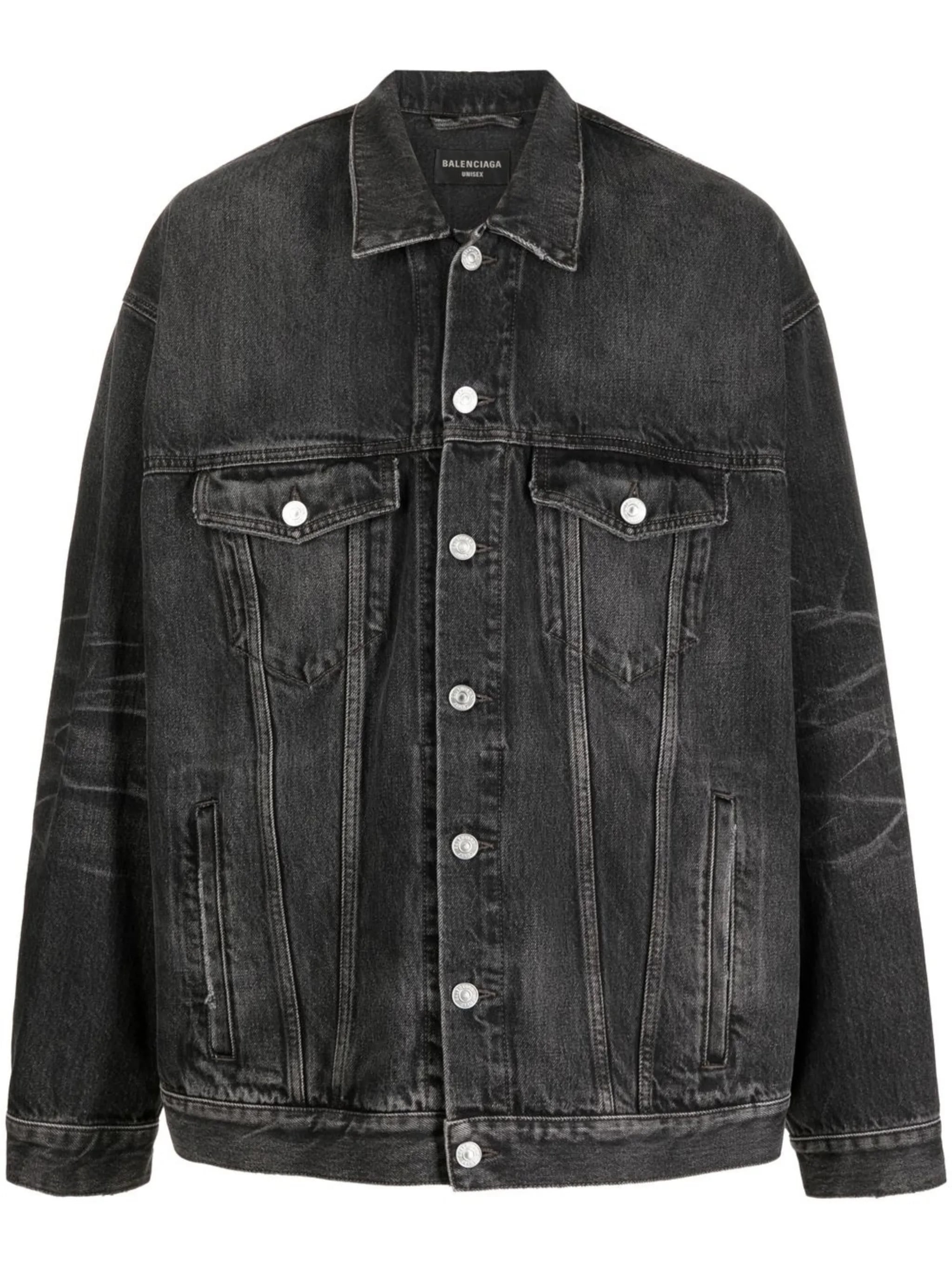 Balenciaga Oversized Jacket Clothing In Black