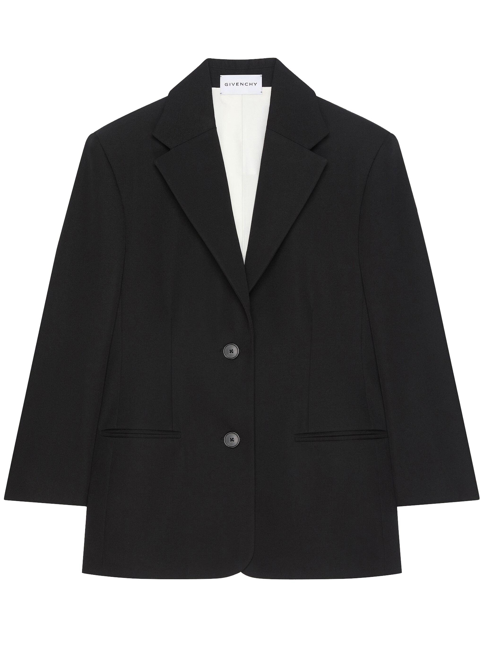 Givenchy Giacca In Lana In Black