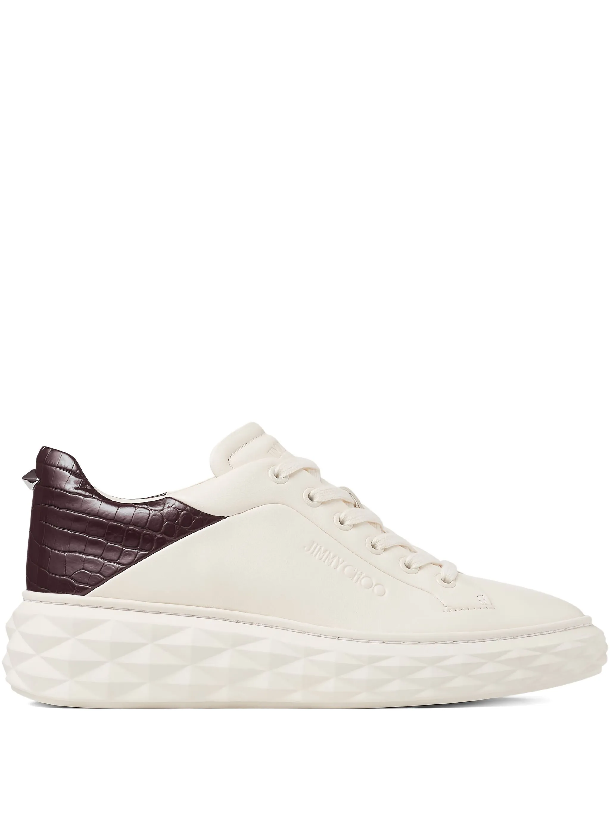 Jimmy Choo Diamond Maxi F Ii In White