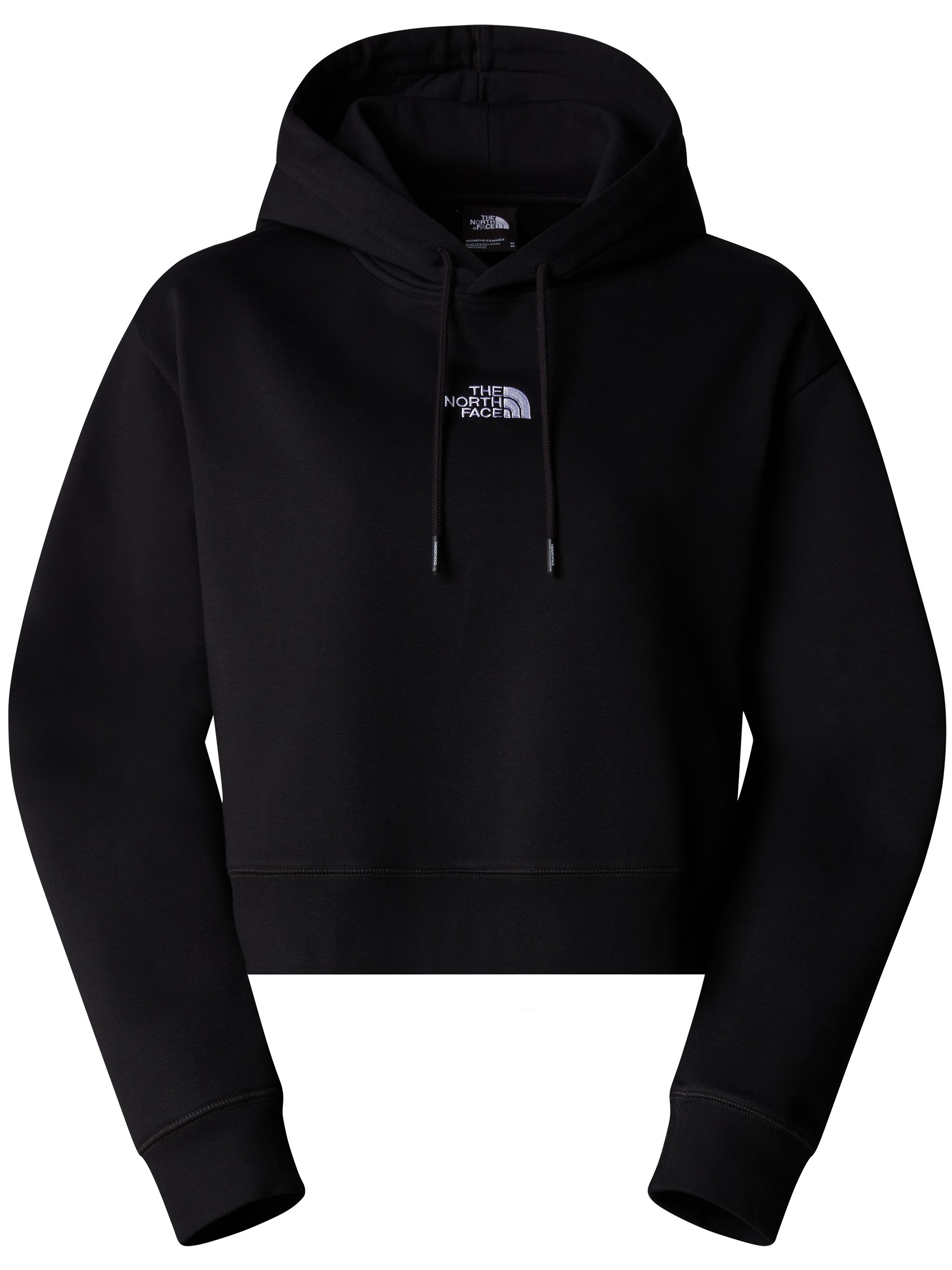 The North Face Essential Crop Hoodie In Black
