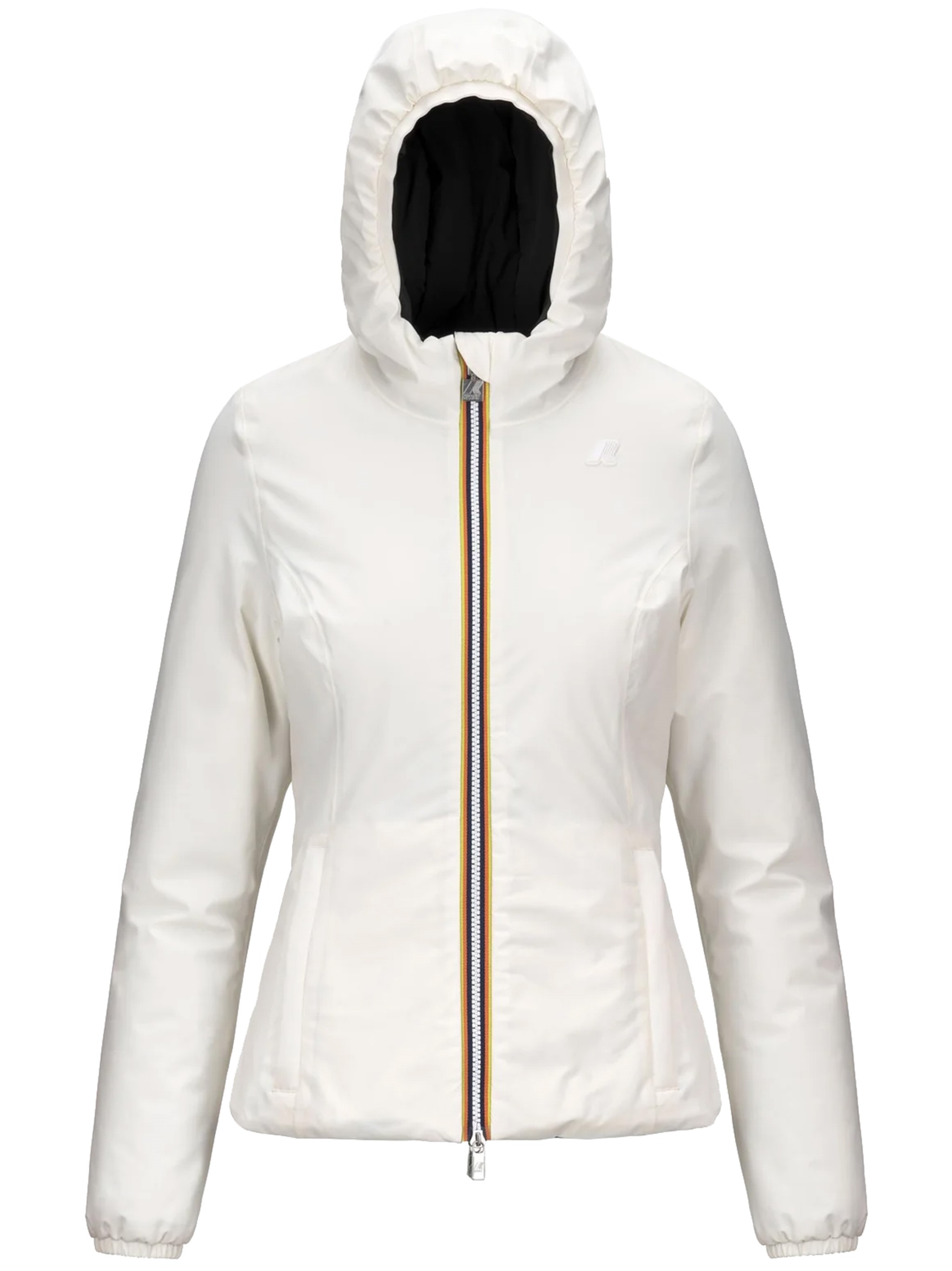 K-way Lily Hooded Quilted Jacket In White