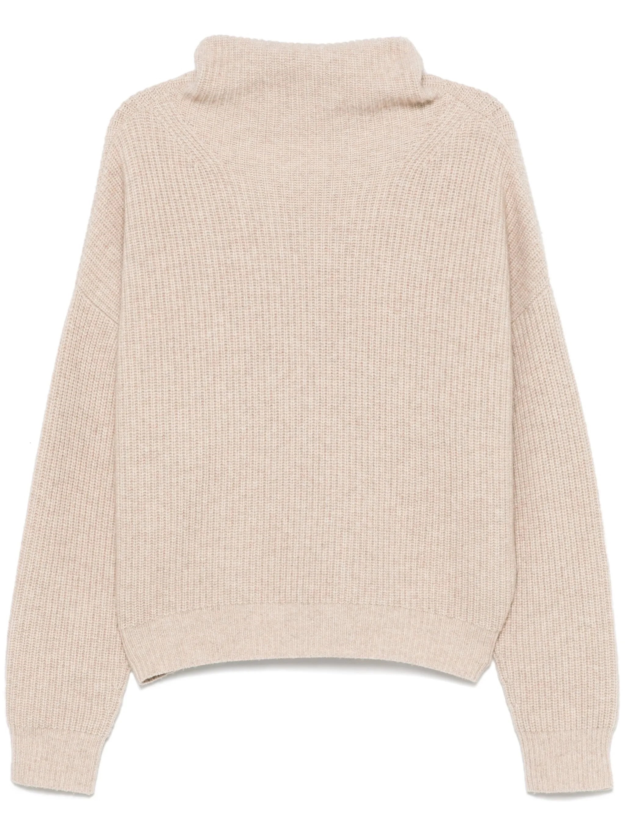 Isabel Marant Blugirl Flanel Stretch Wide Leg Trousers In Neutral
