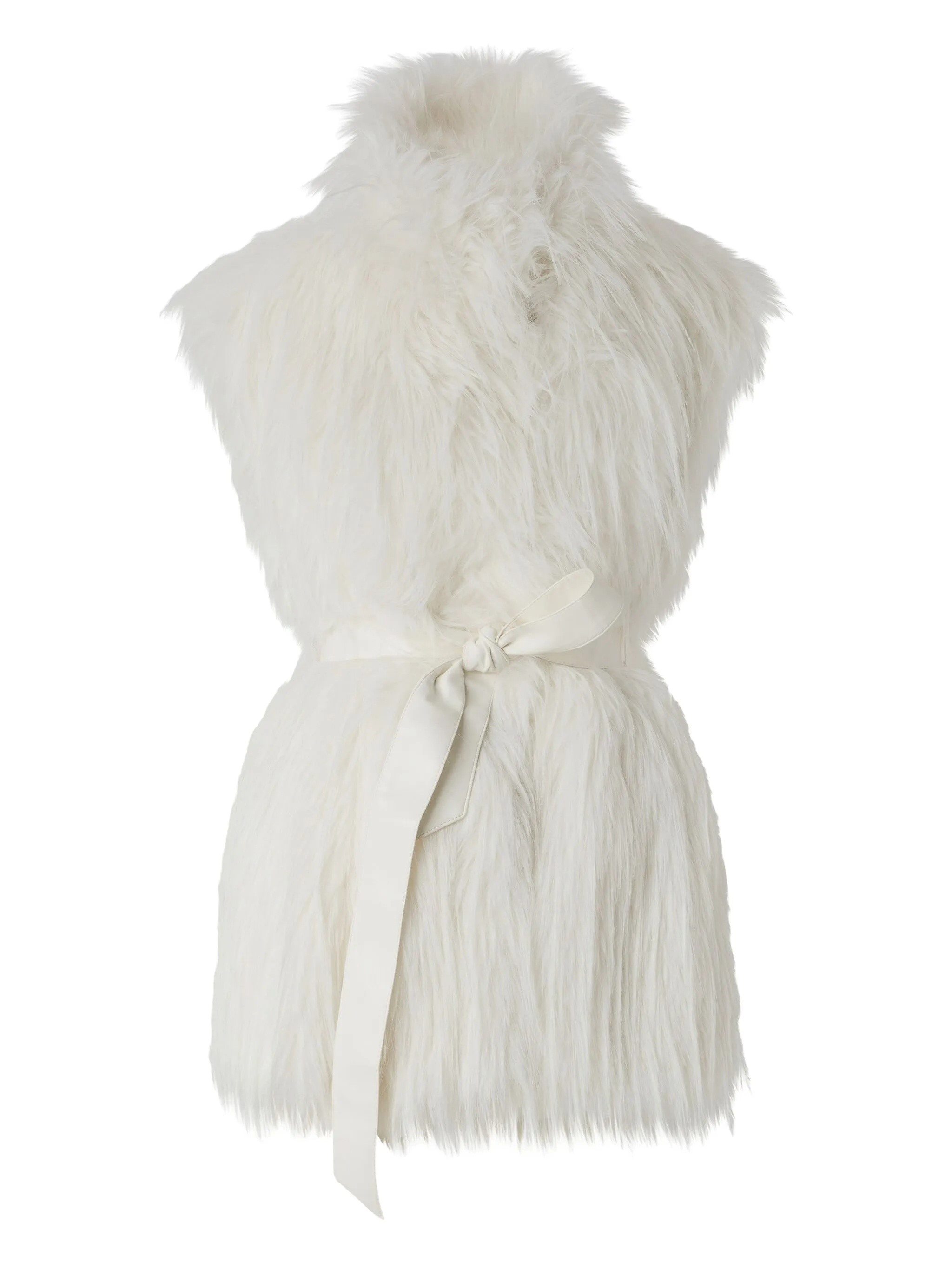 Pinko White Padded Polyester Coat In White