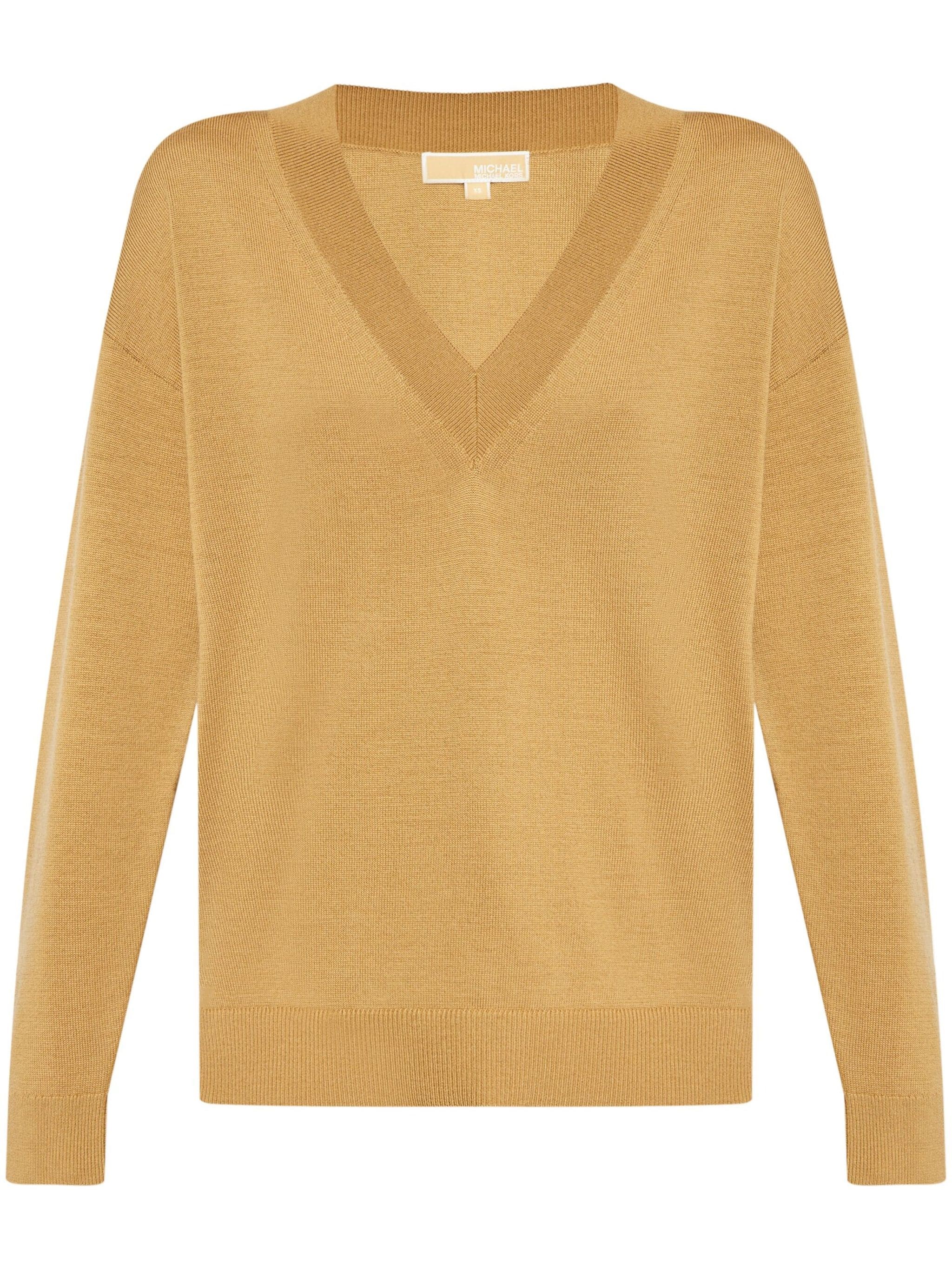 Michael Kors Sweaters In Merino In Brown