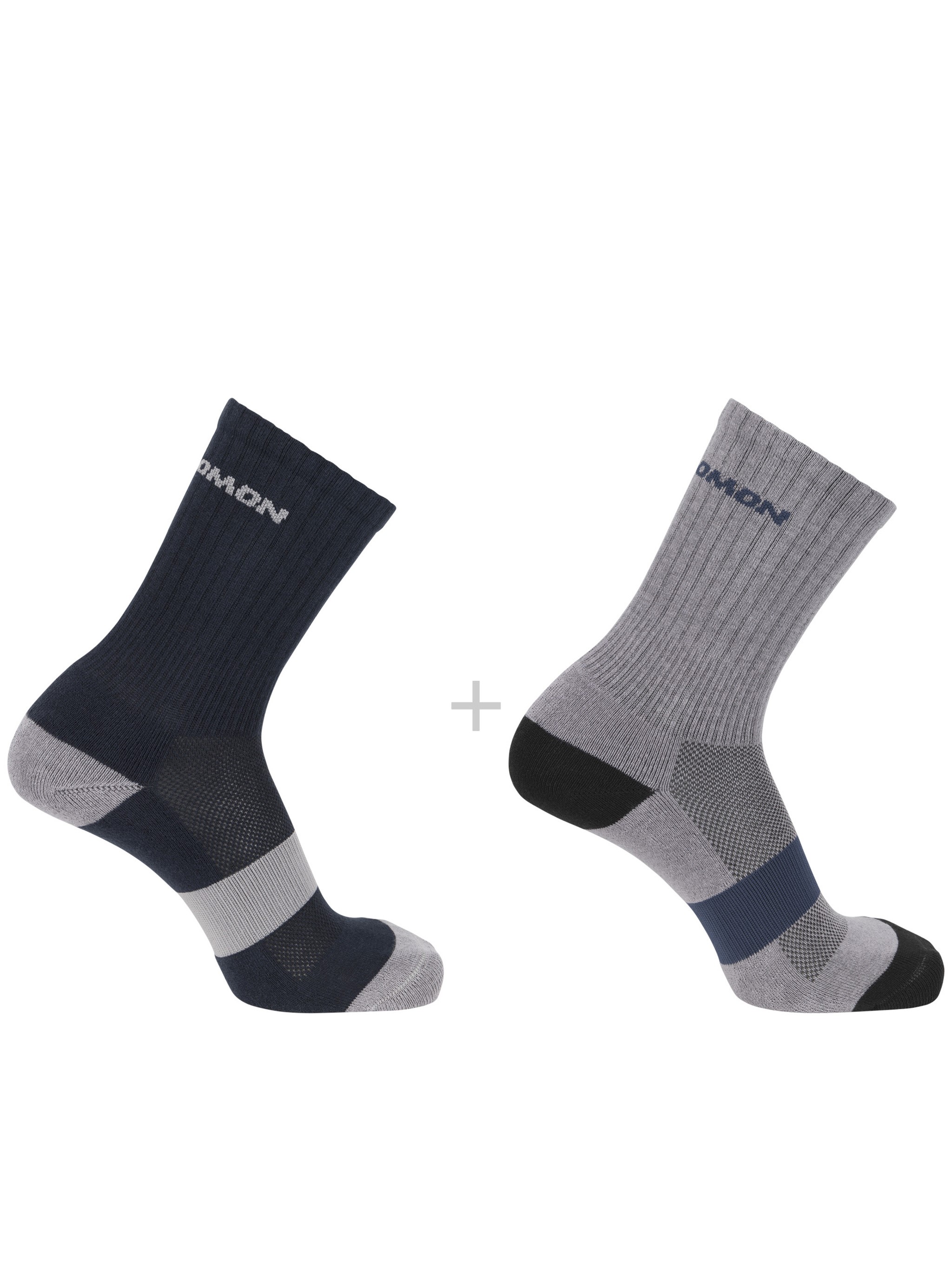 Salomon Evasion Crew 2-pack In Gray