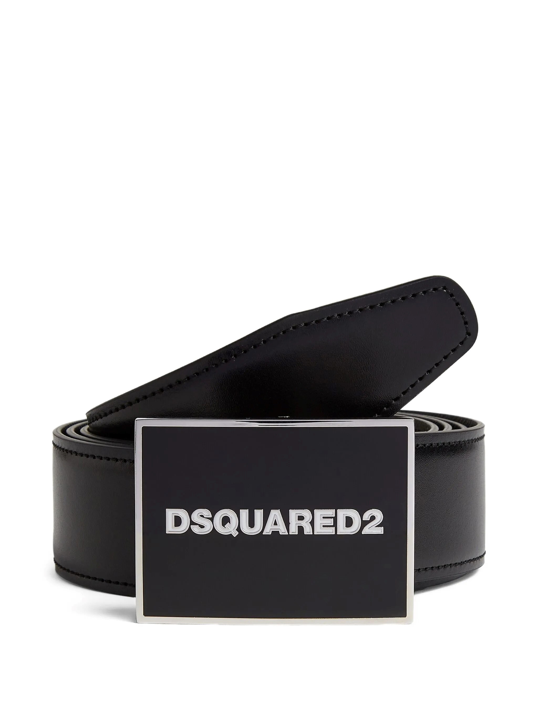 Dsquared2 Leather Belts In Black