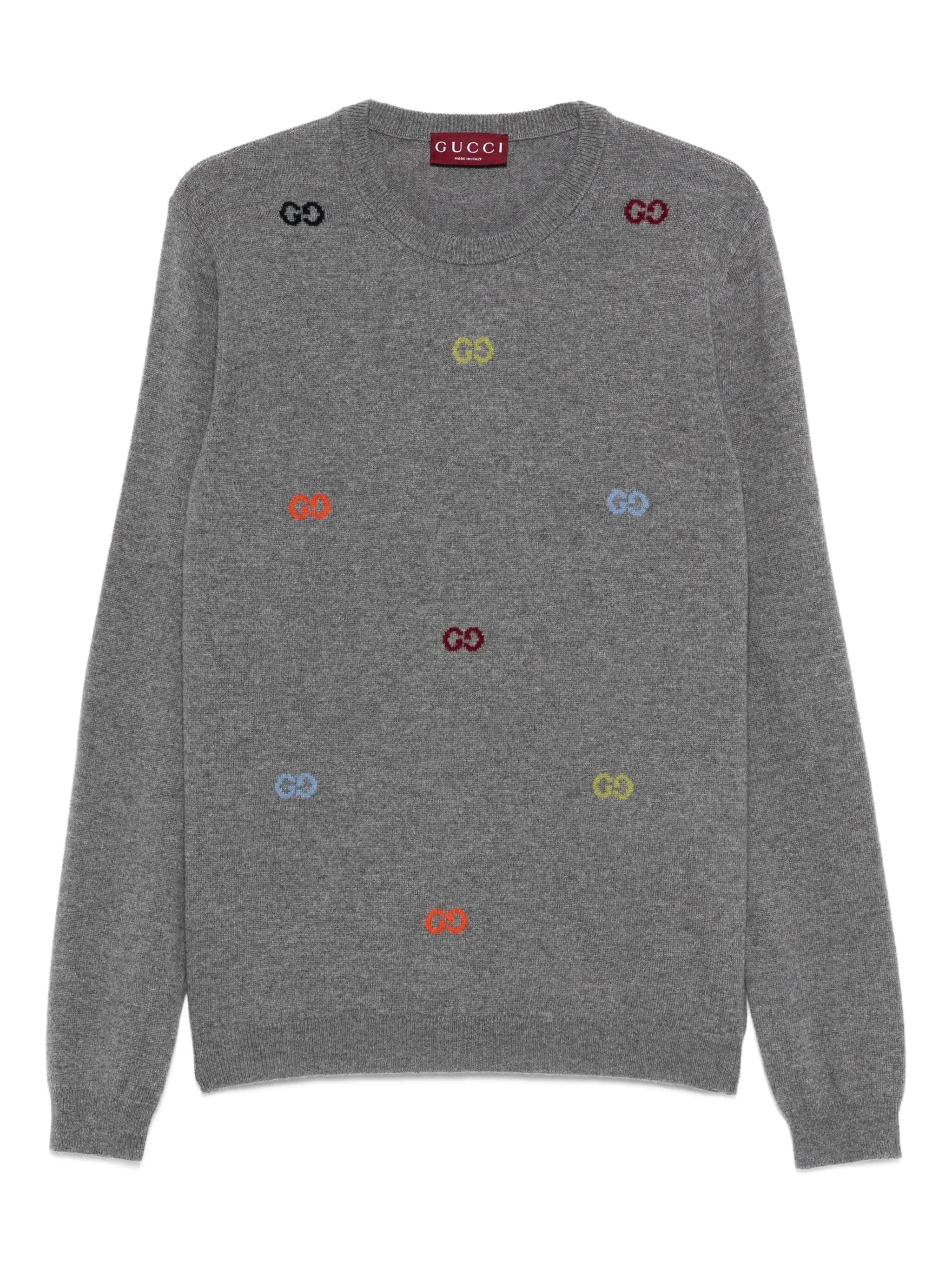 Gucci Gg Jumper In Gray