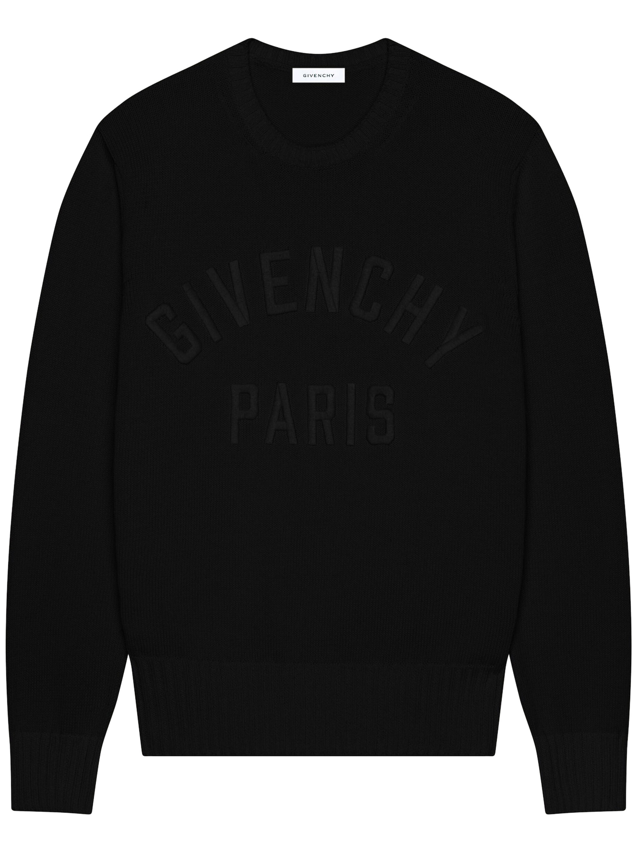 Givenchy Cashmere Crewneck Sweater In Black