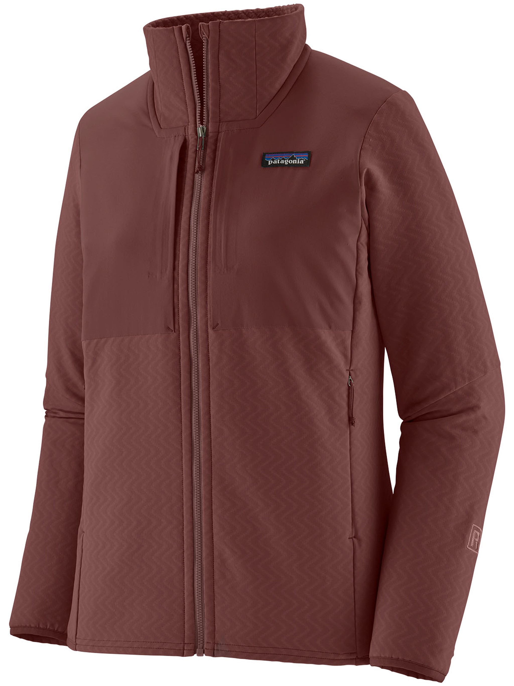 Patagonia R2 Cross Strata Jacket In Burgundy