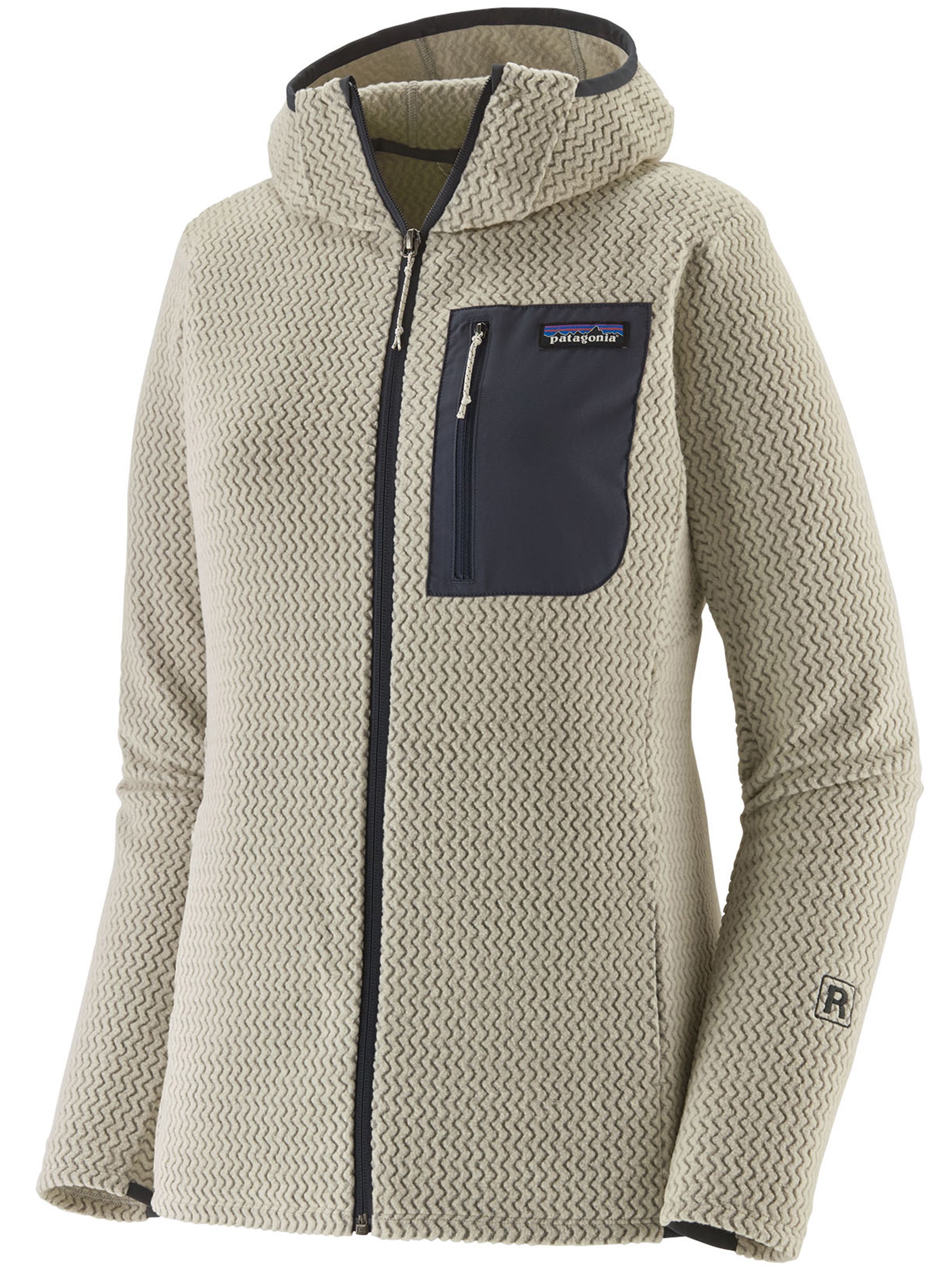 Patagonia R1 Air Full-zip Hoody In Gray