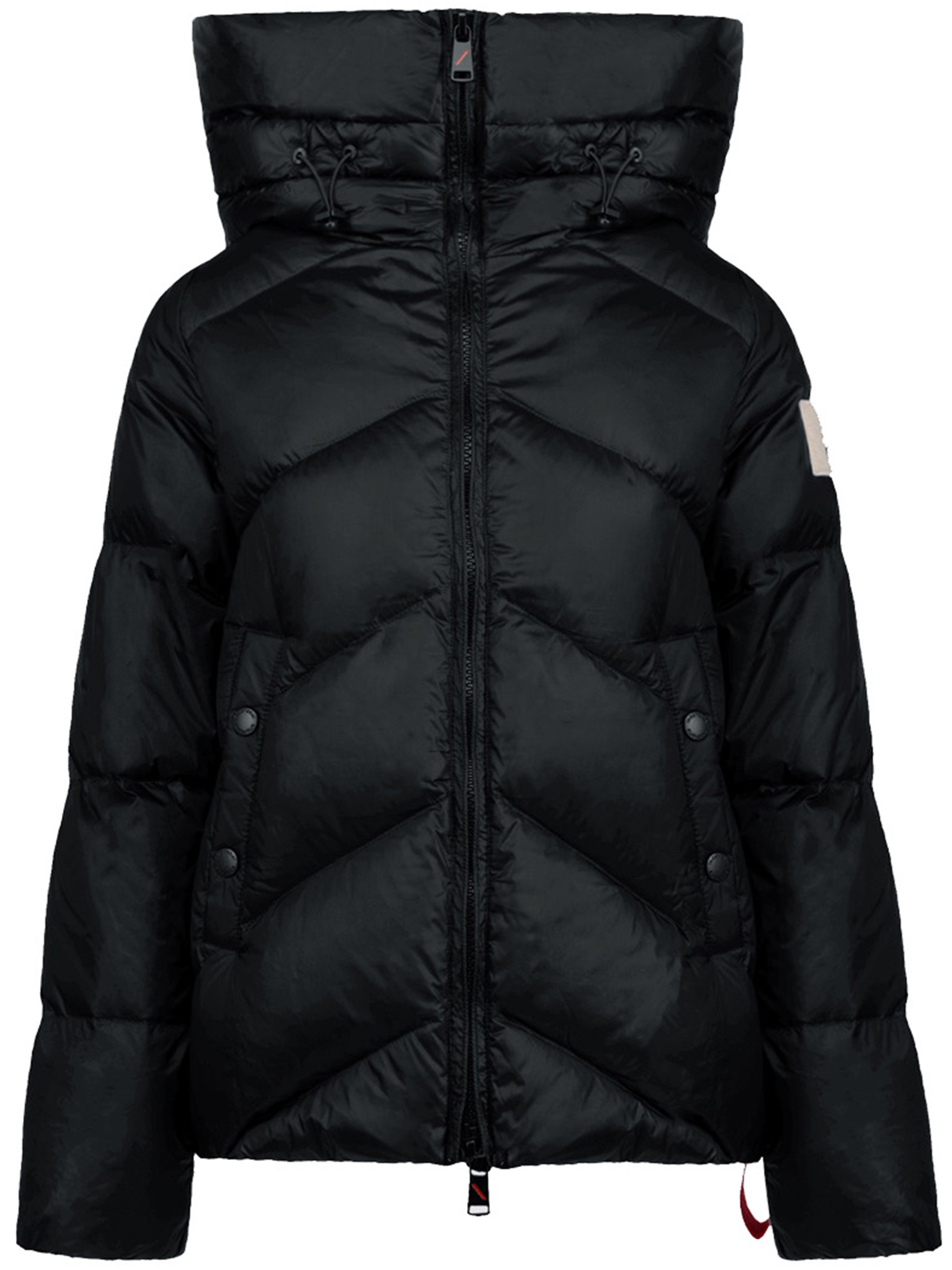 After Label Helsinki Puffer Jacket In Black