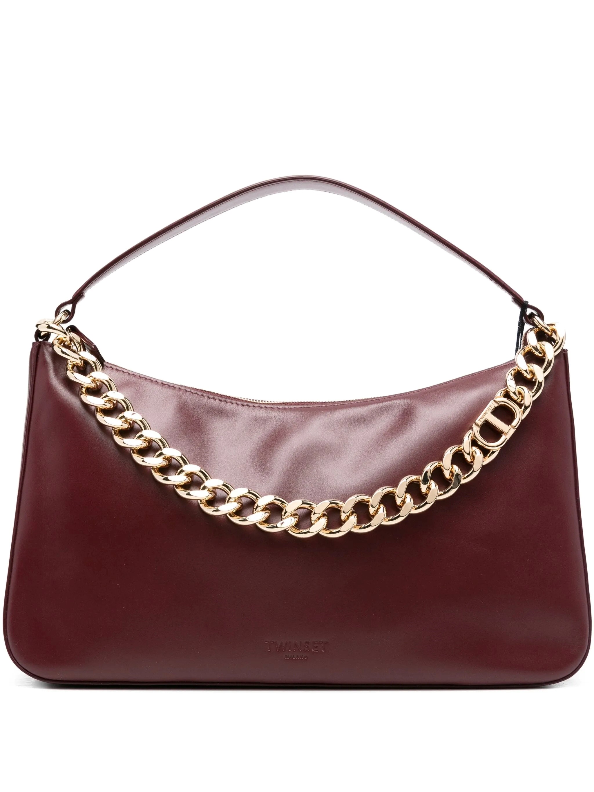 Twinset Twin-set Structured Crossbody Bag With Chain Strap