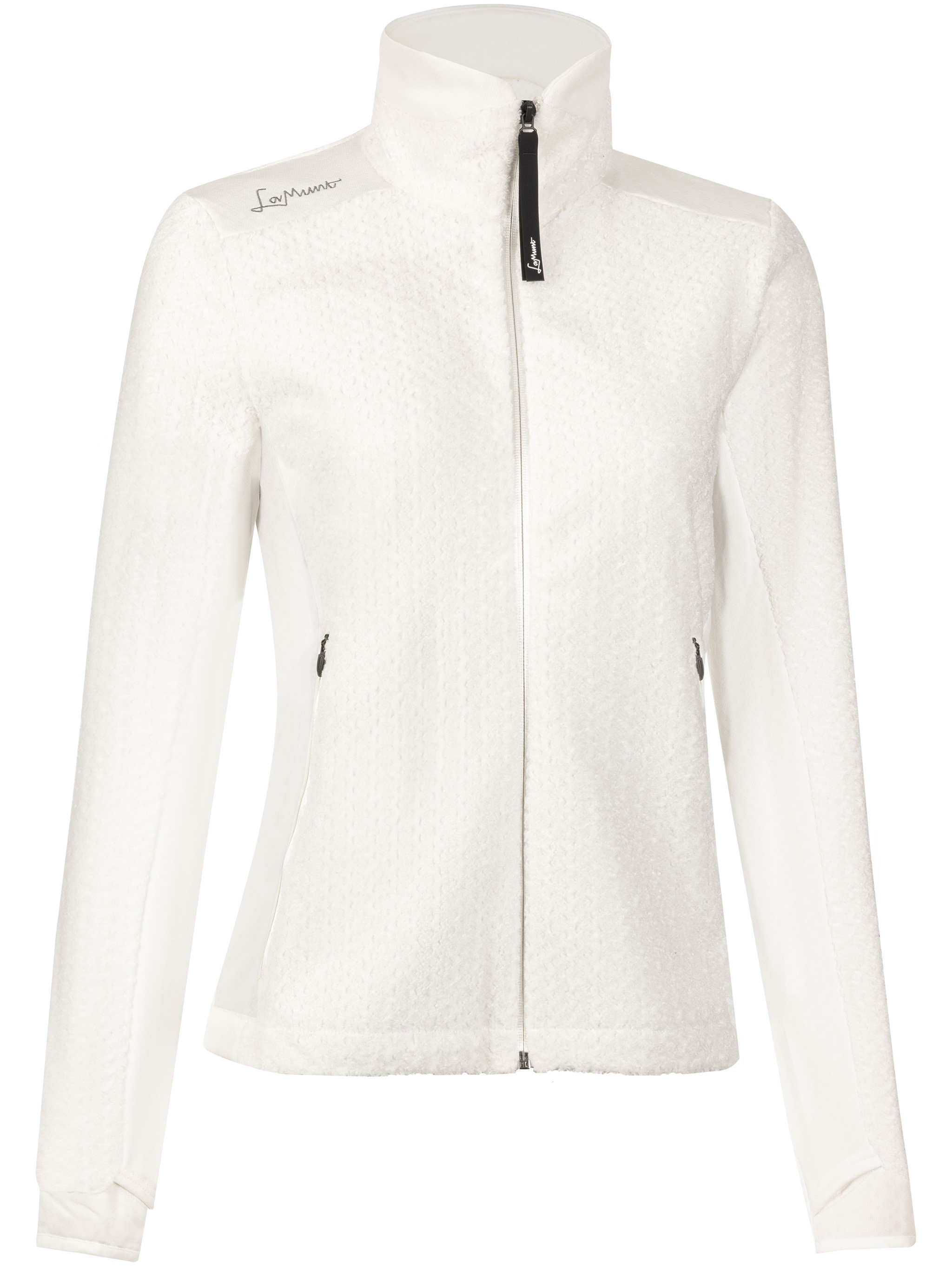 Lamunt Jenny Warm Full Zip Fleece In White