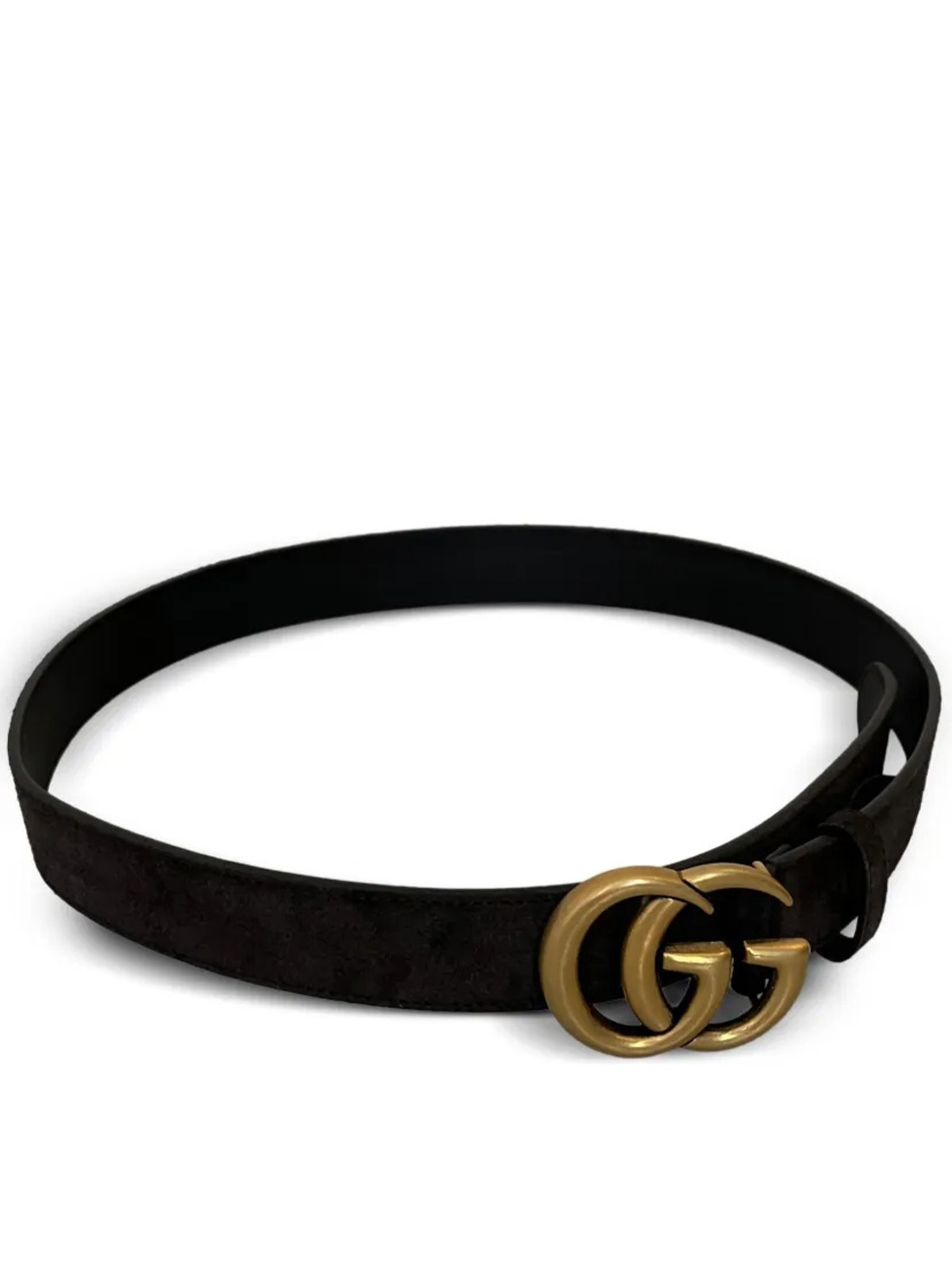 Gucci Adjustable Suede Finish Belt For Versatile Wear