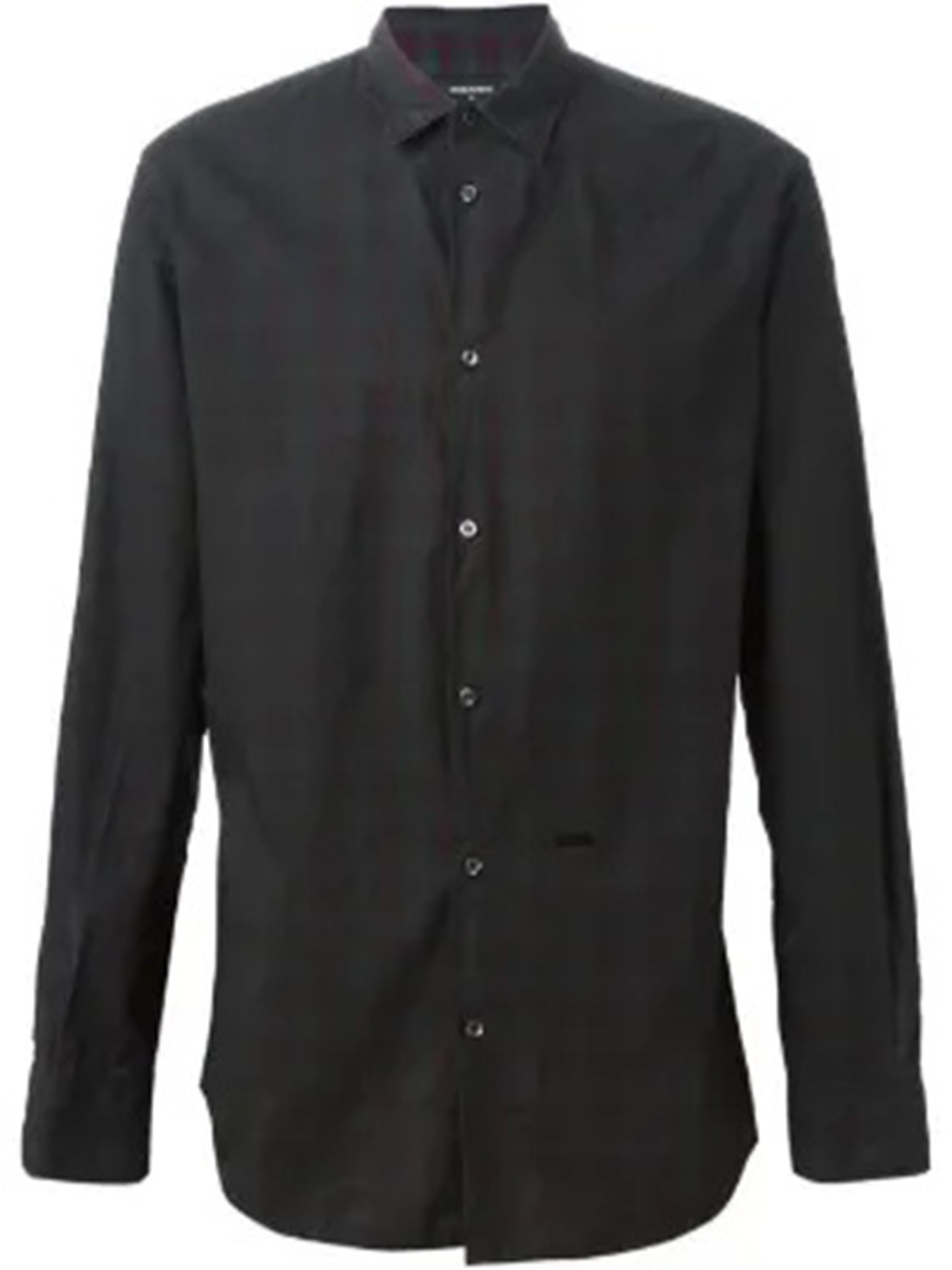 Dsquared2 Long Sleeve Shirt In Black