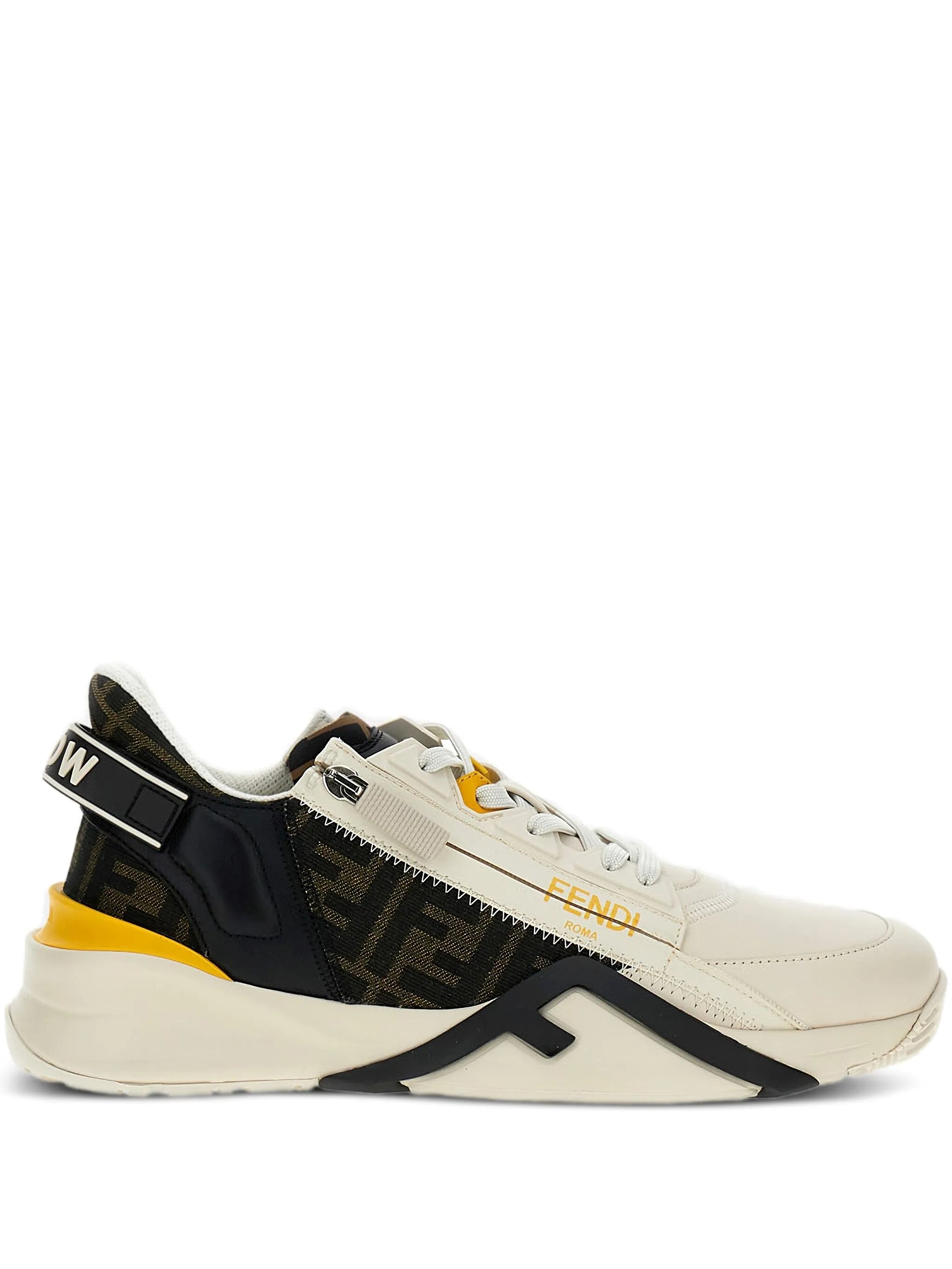 Fendi Flow Sneaker With Distinctive Monogram Accents In Multi