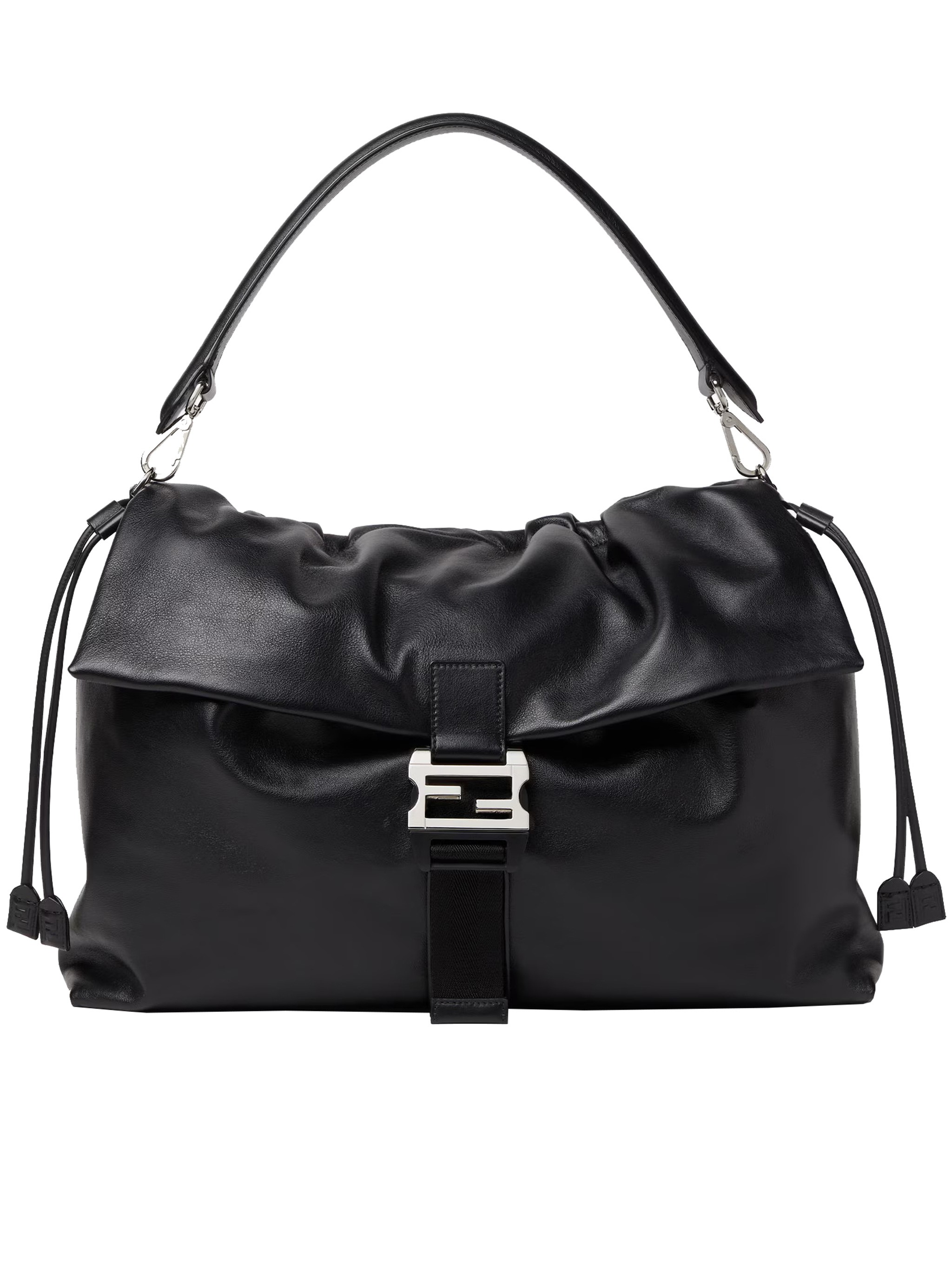 Fendi Flux Maxi Messenger In Black