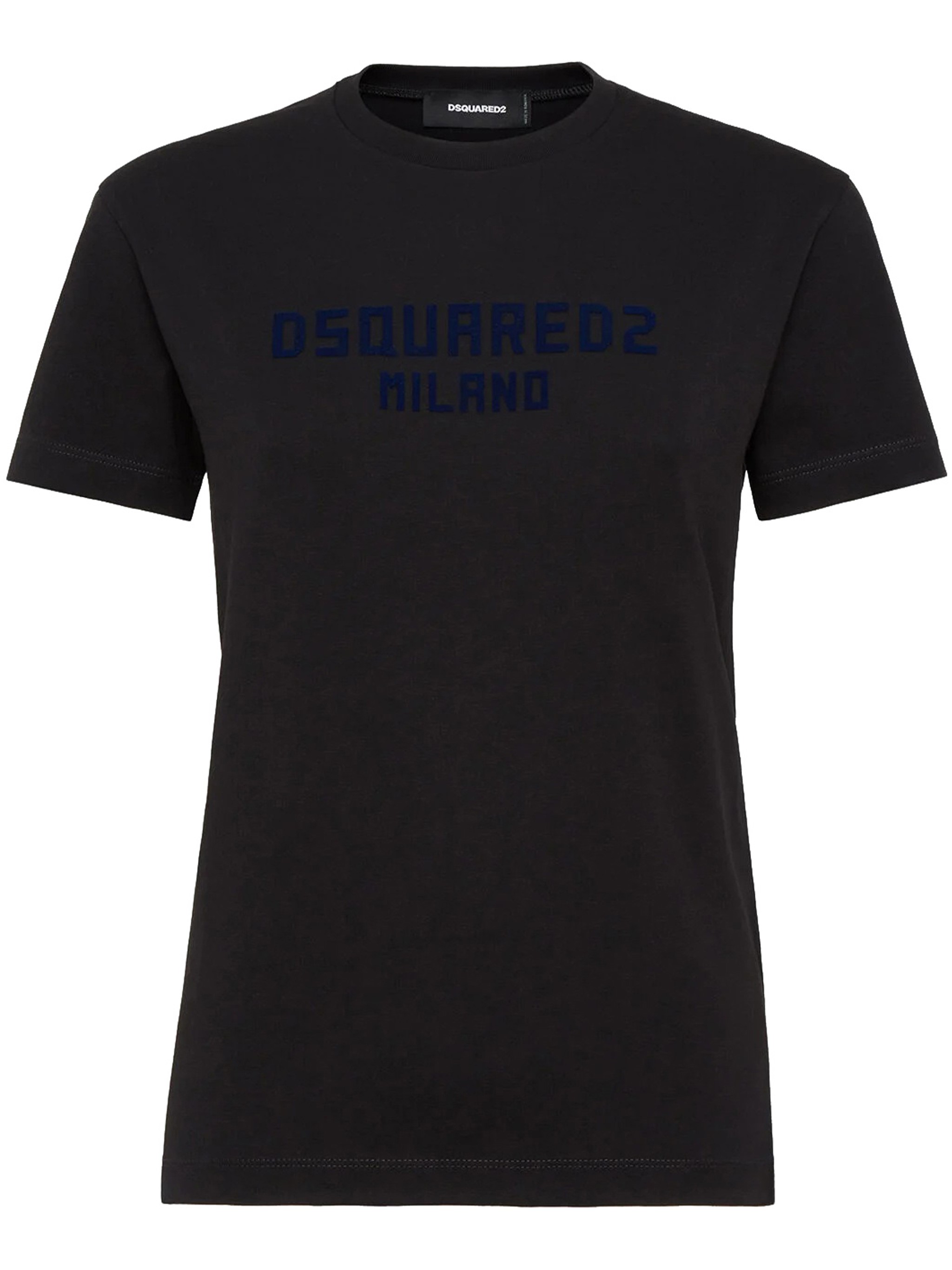 Dsquared2 Logo-print Cotton T-shirt In Black