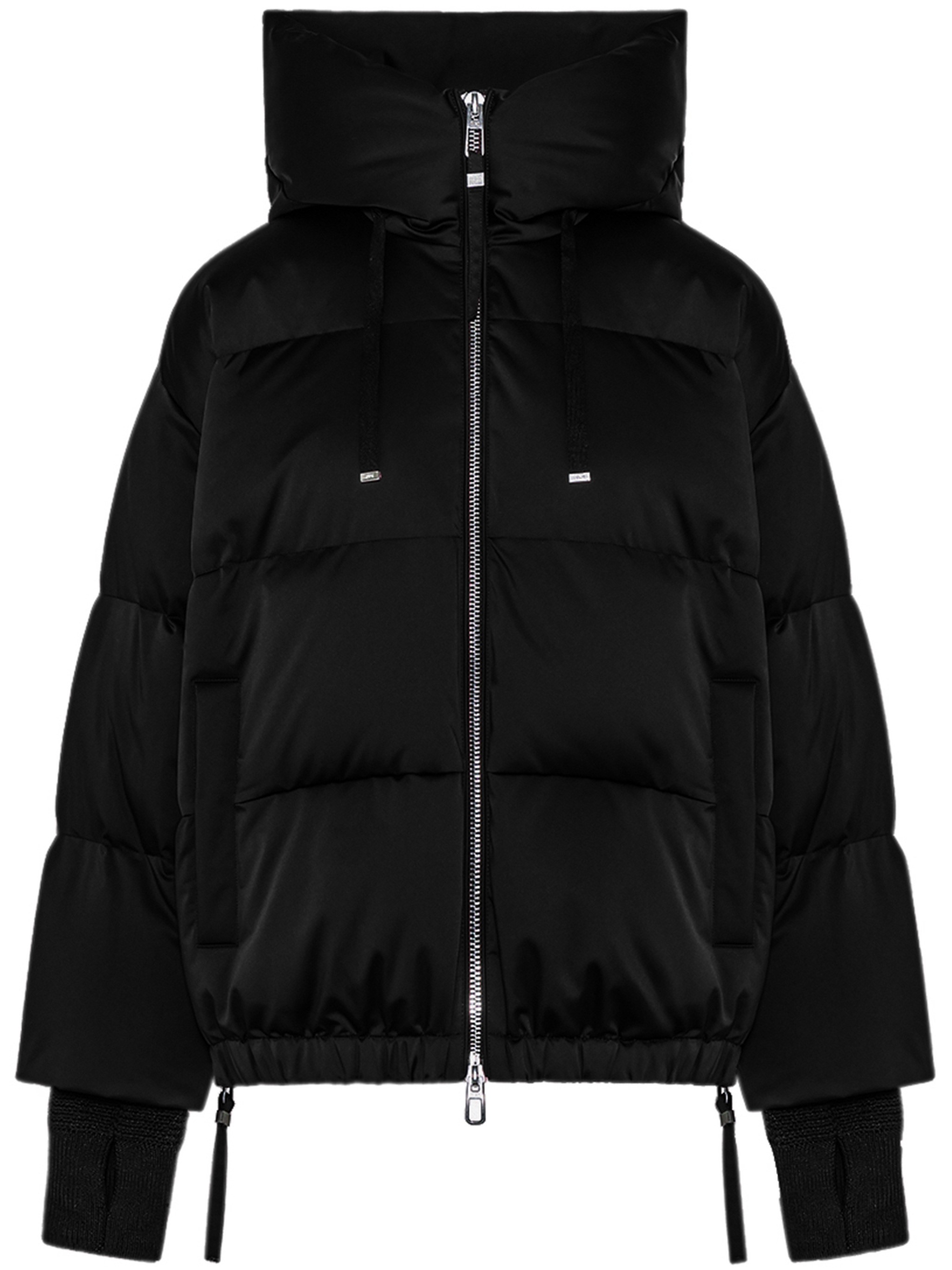Duno Heka Hooded Puffer Jacket In Black